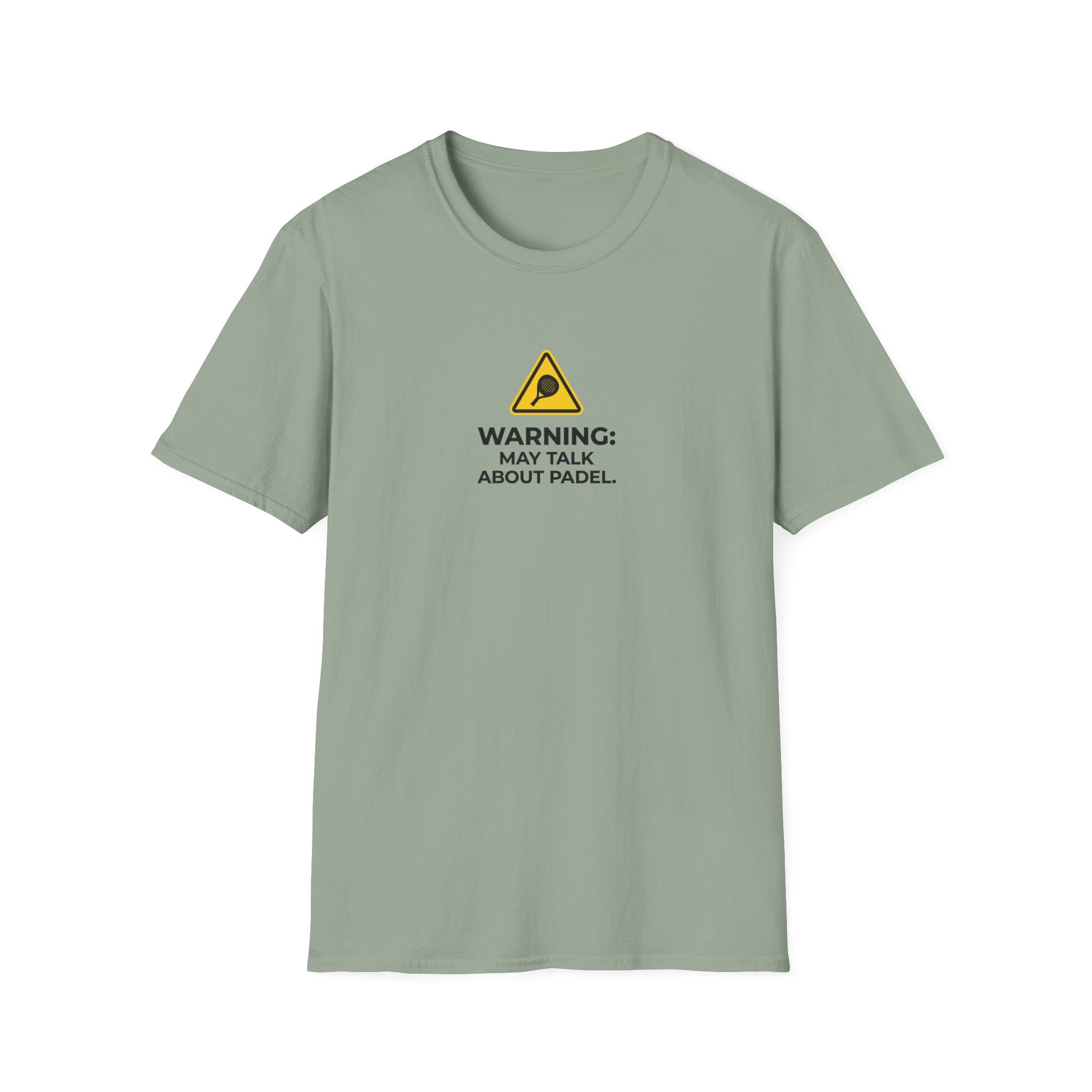Warning May Talk About Padel T-Shirt
