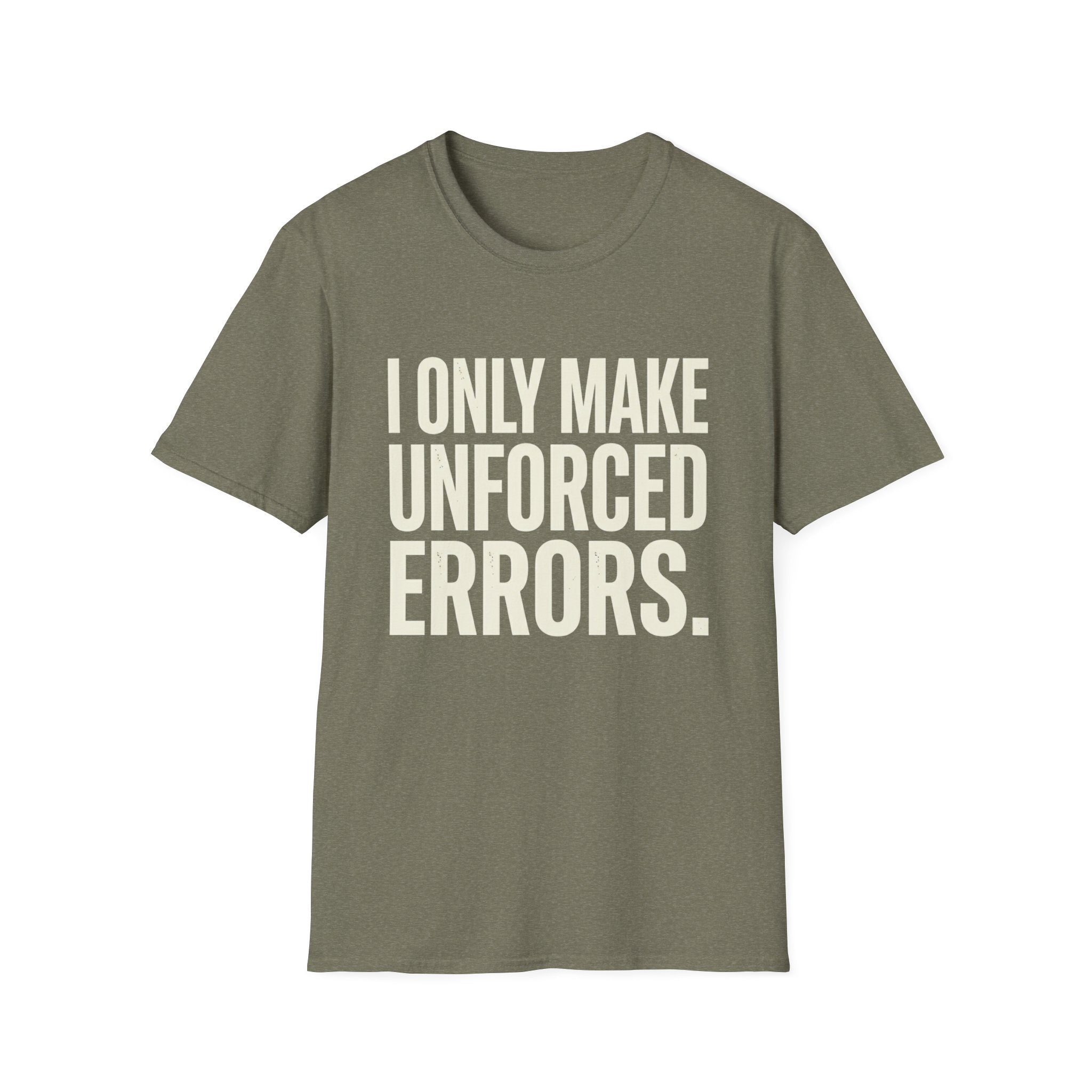 I Only Make Unforced Errors T-Shirt (White)