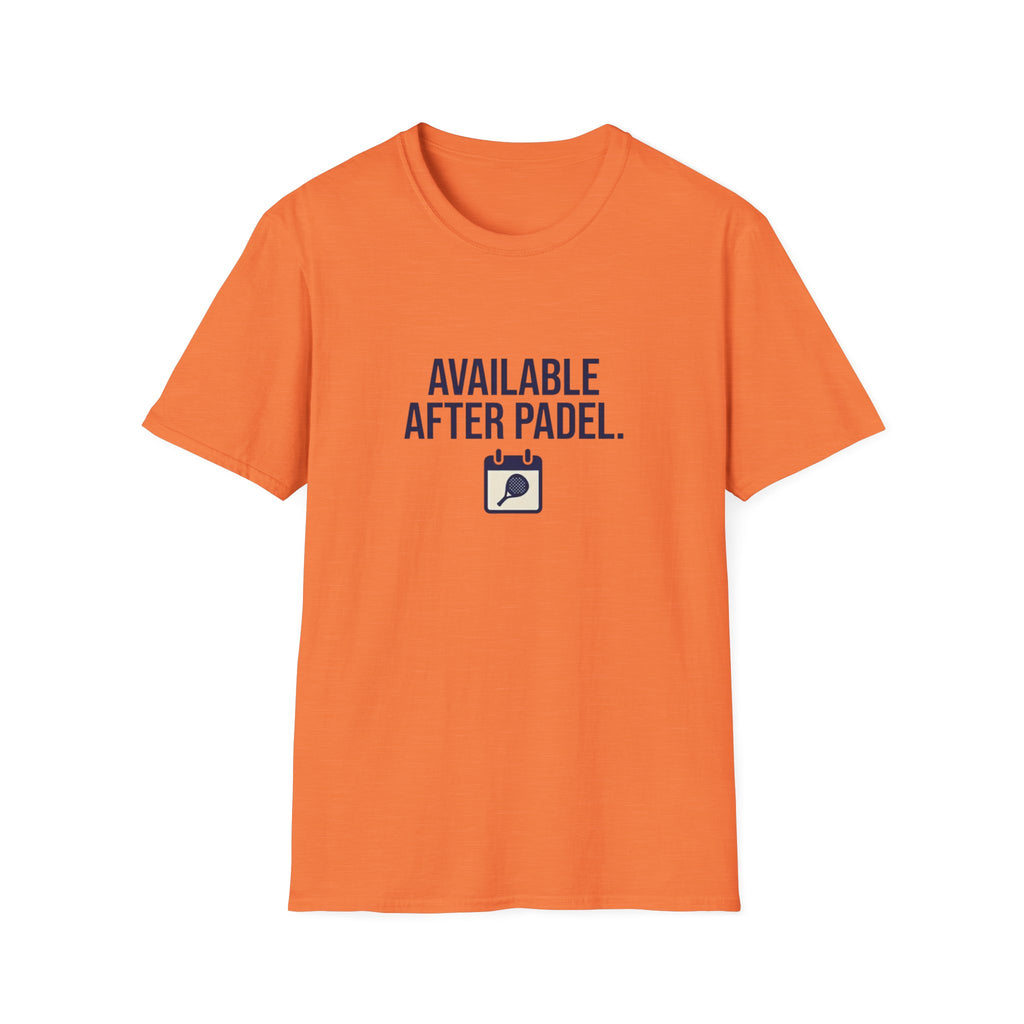 Available After Padel T-Shirt