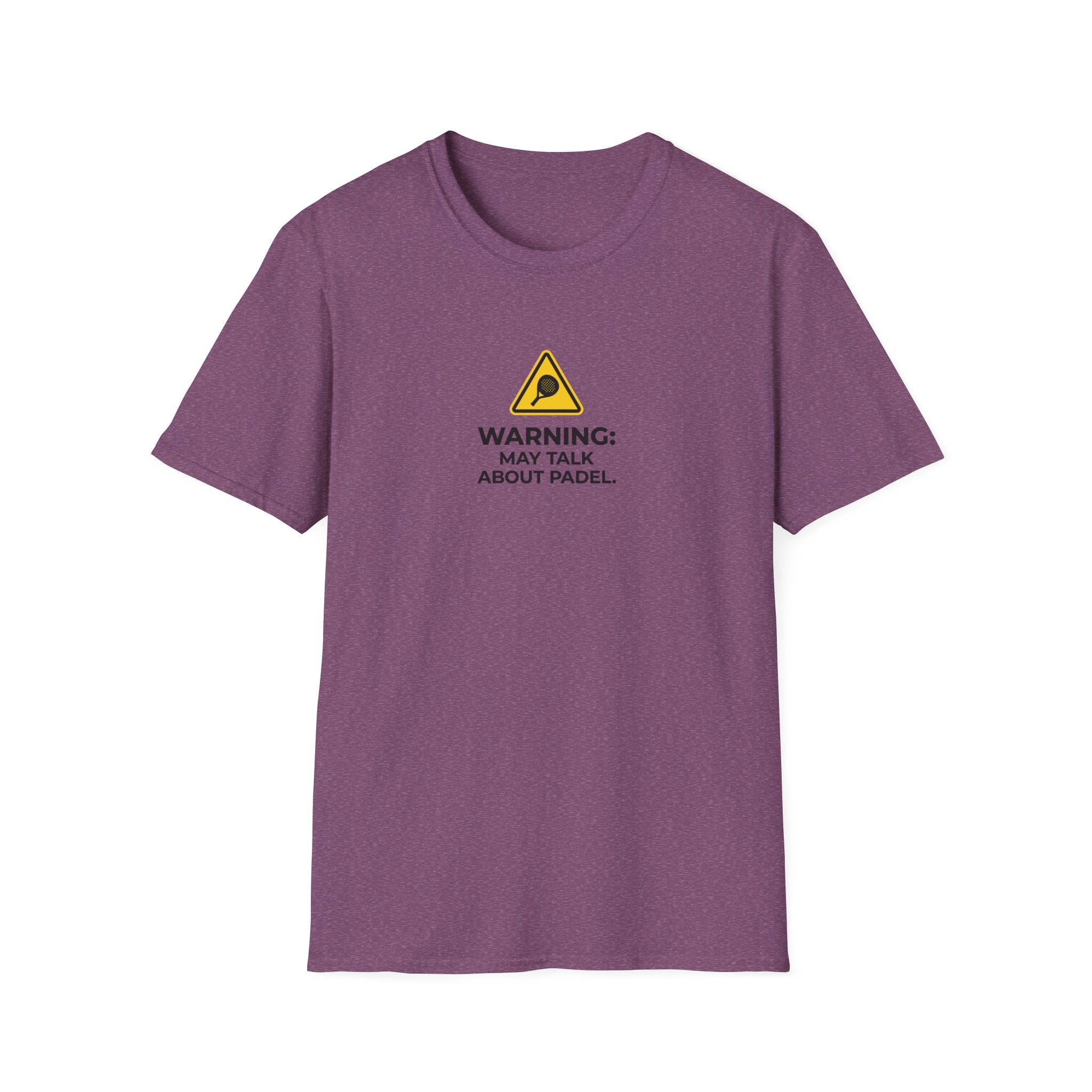 Warning May Talk About Padel T-Shirt