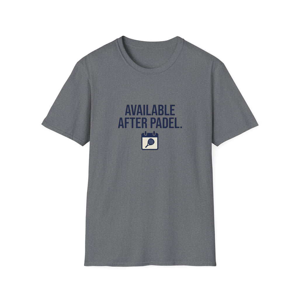 Available After Padel T-Shirt