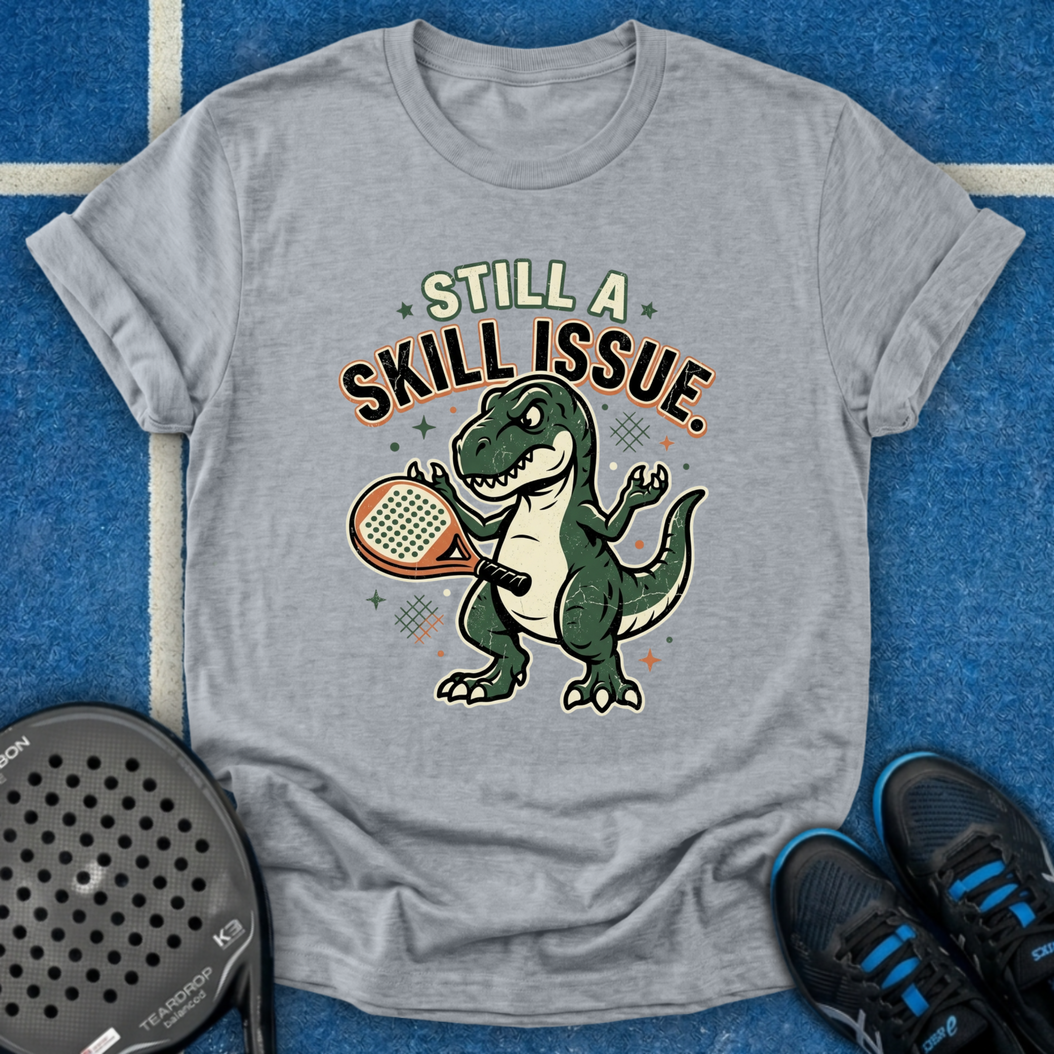 Dinosaur Padel Problems T-Shirt