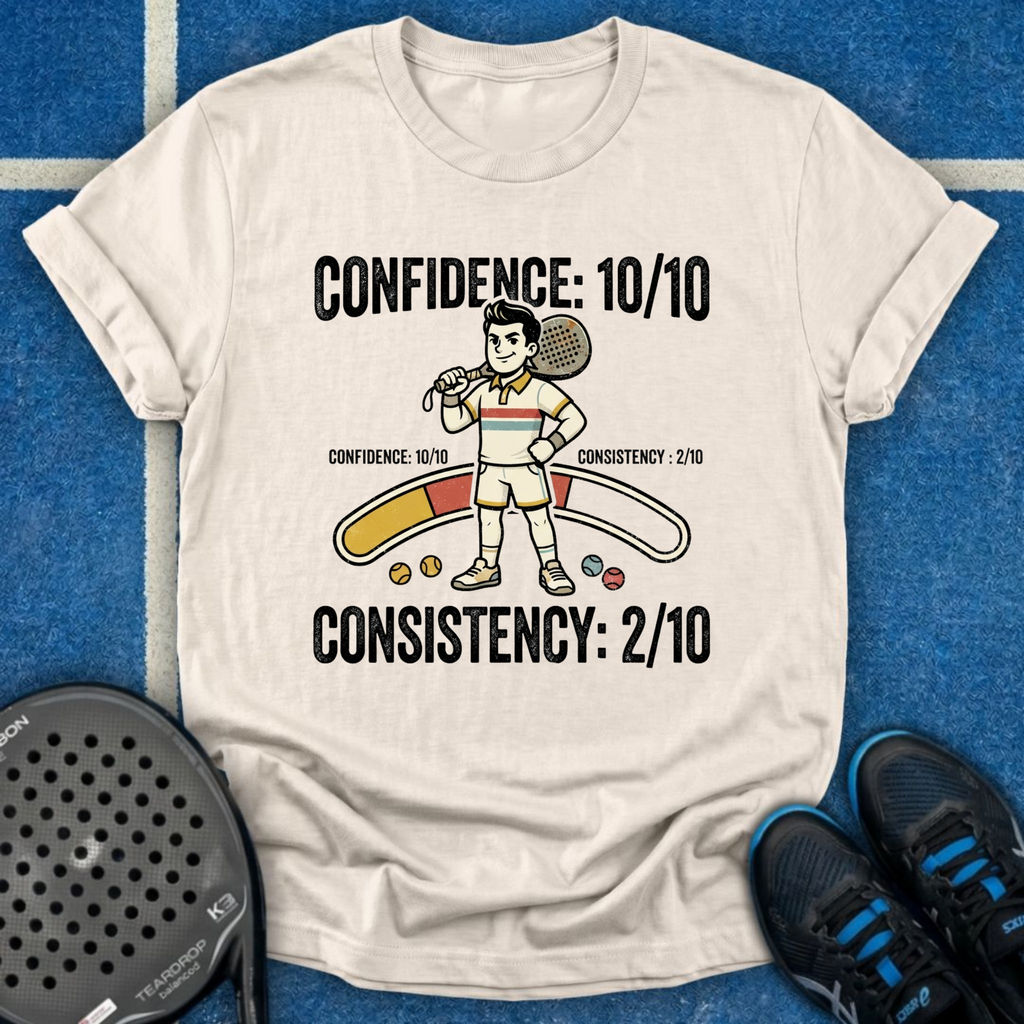 Confidence 10/10 Consistency 2/10 T-Shirt