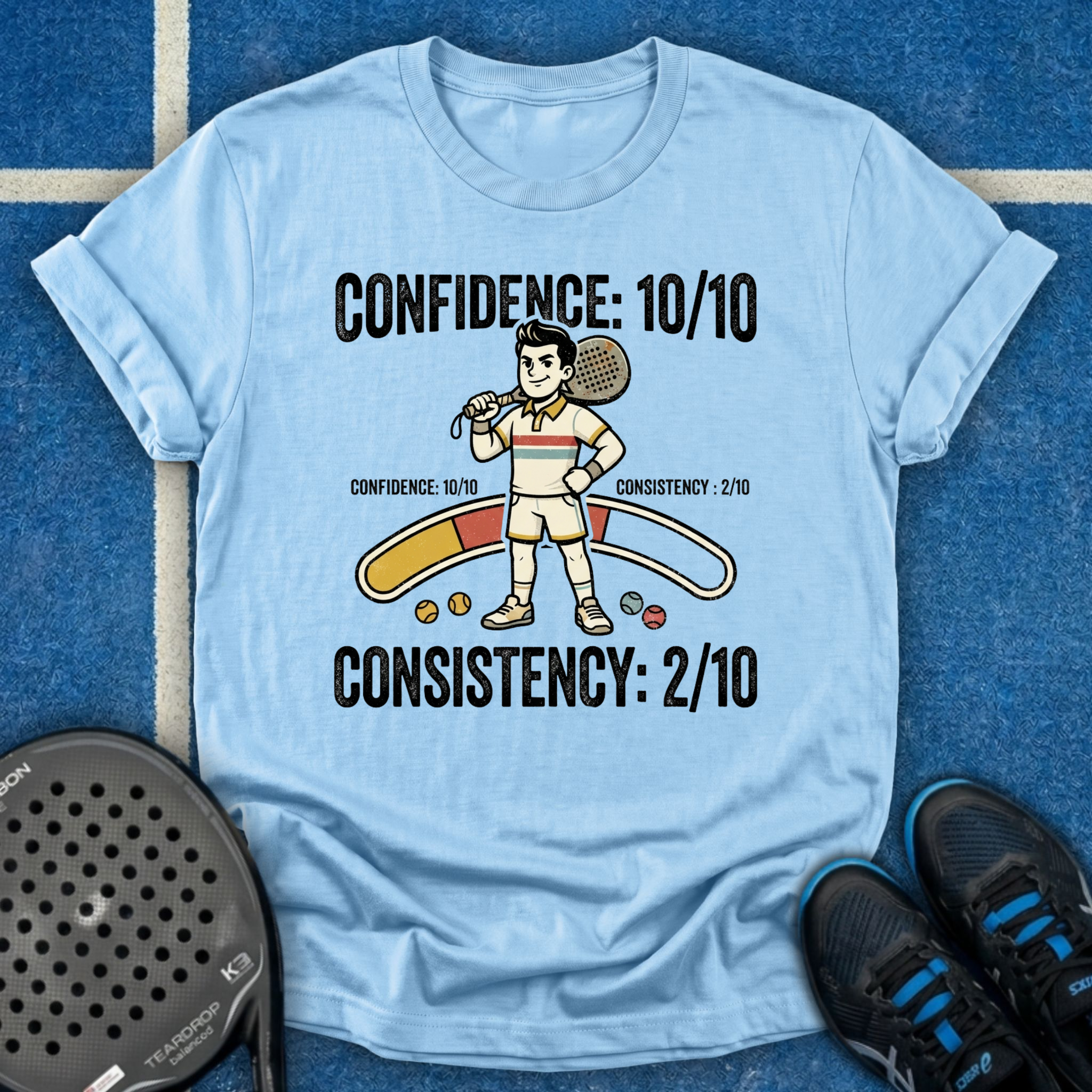 Confidence 10/10 Consistency 2/10 T-Shirt