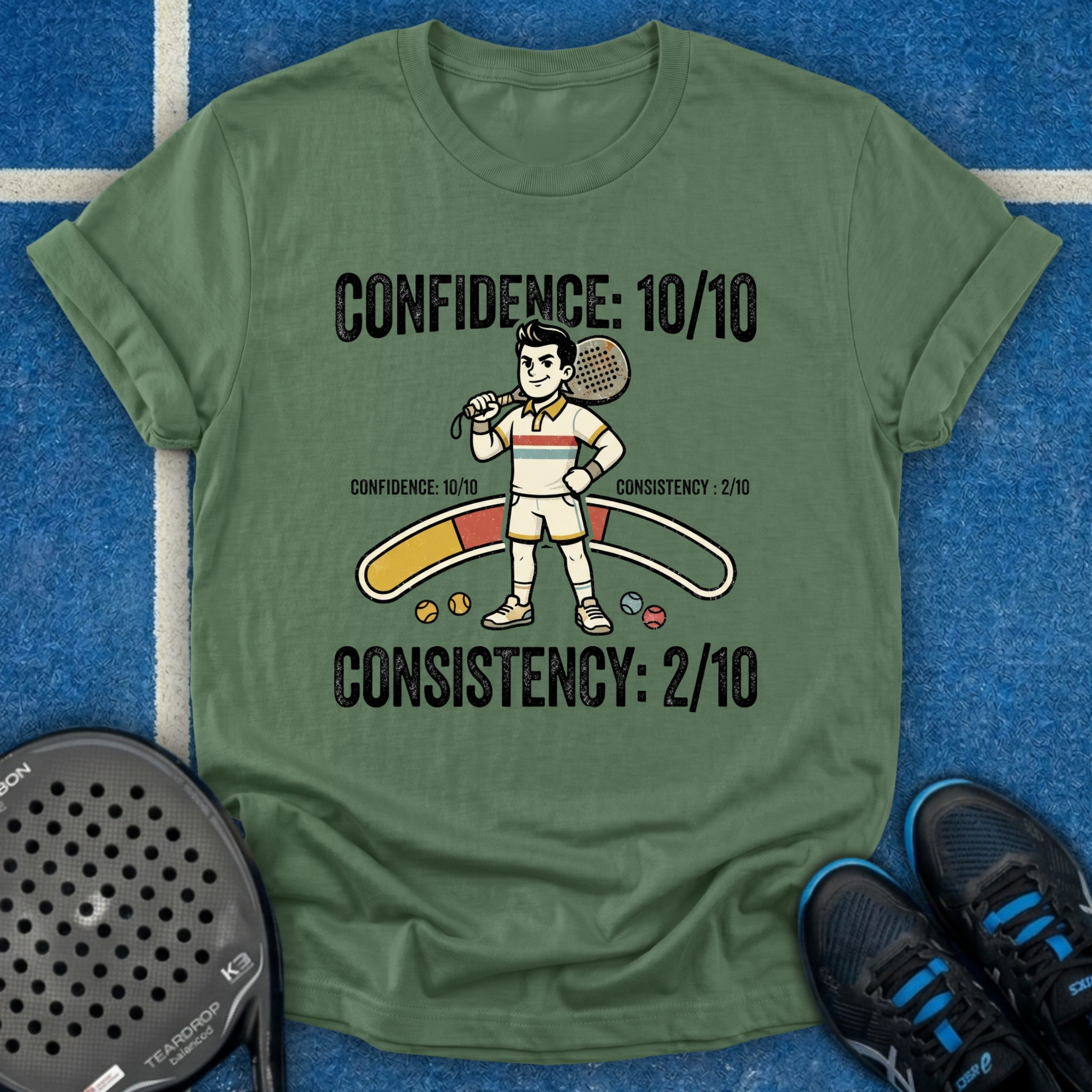 Confidence 10/10 Consistency 2/10 T-Shirt