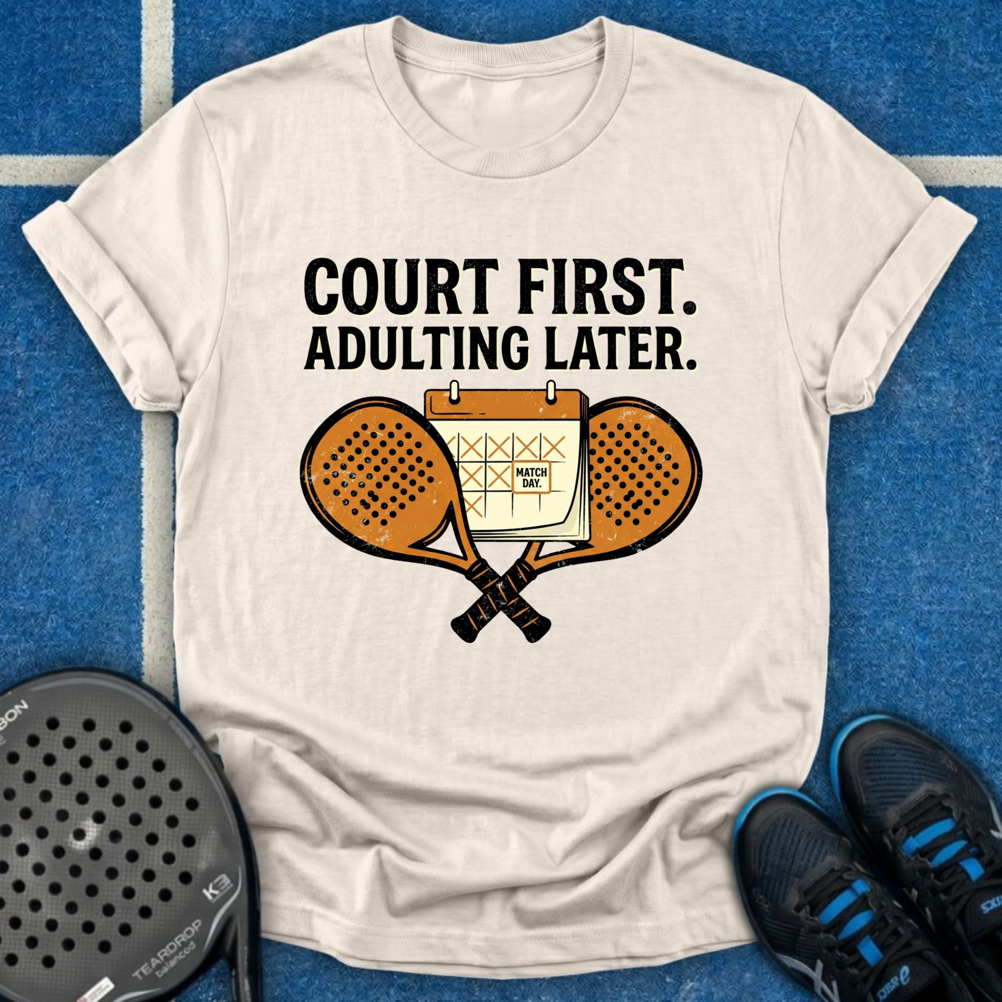 Court First, Adulting Later T-Shirt