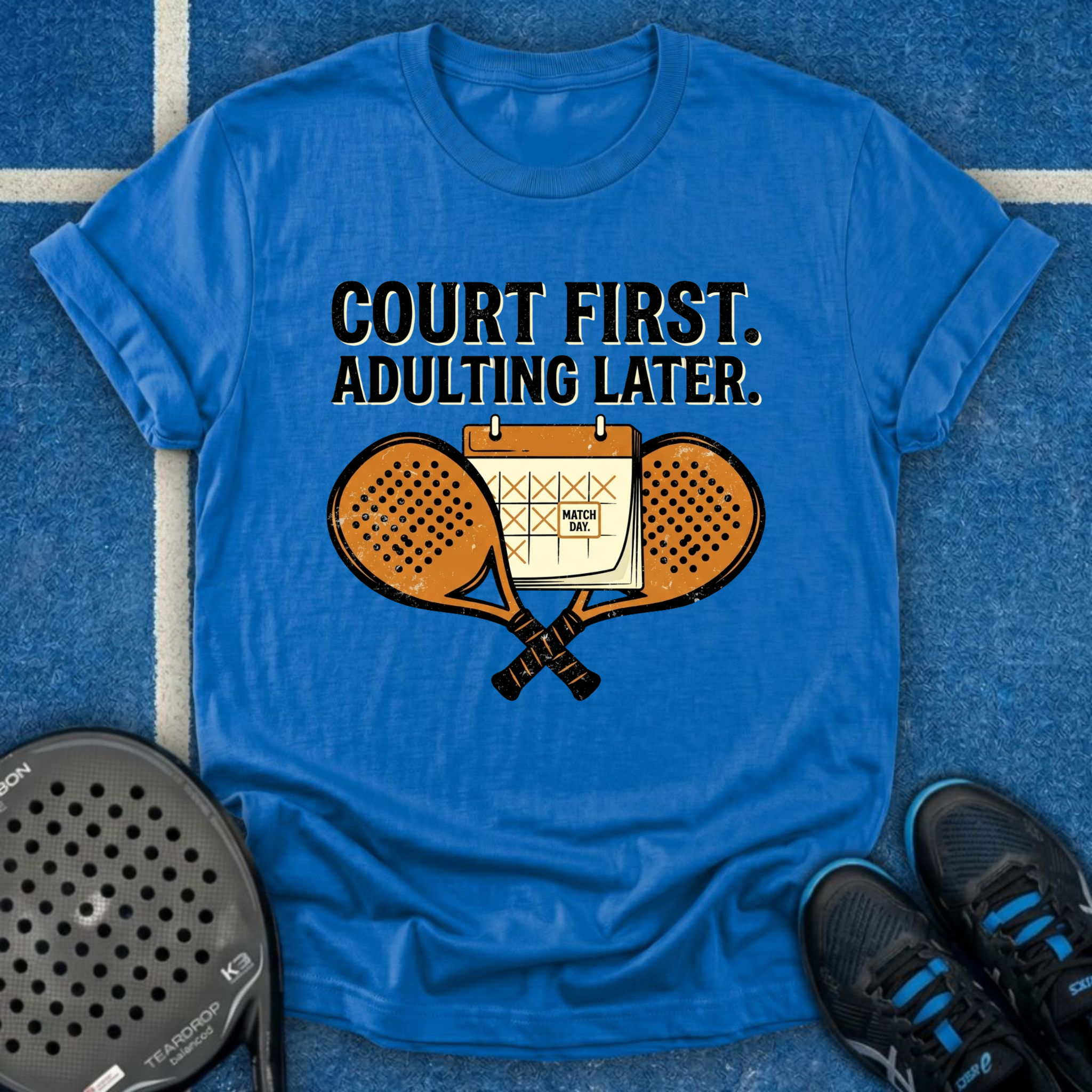 Court First, Adulting Later T-Shirt