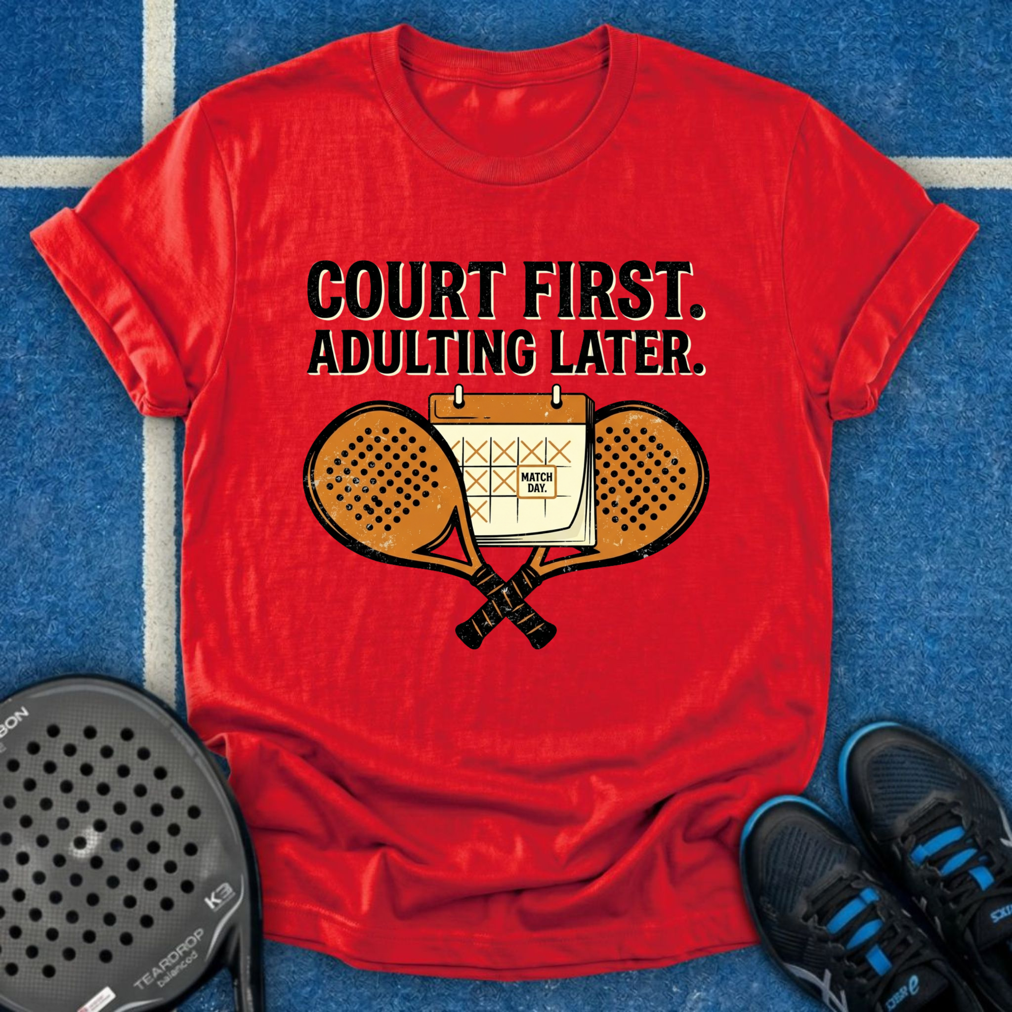 Court First, Adulting Later T-Shirt