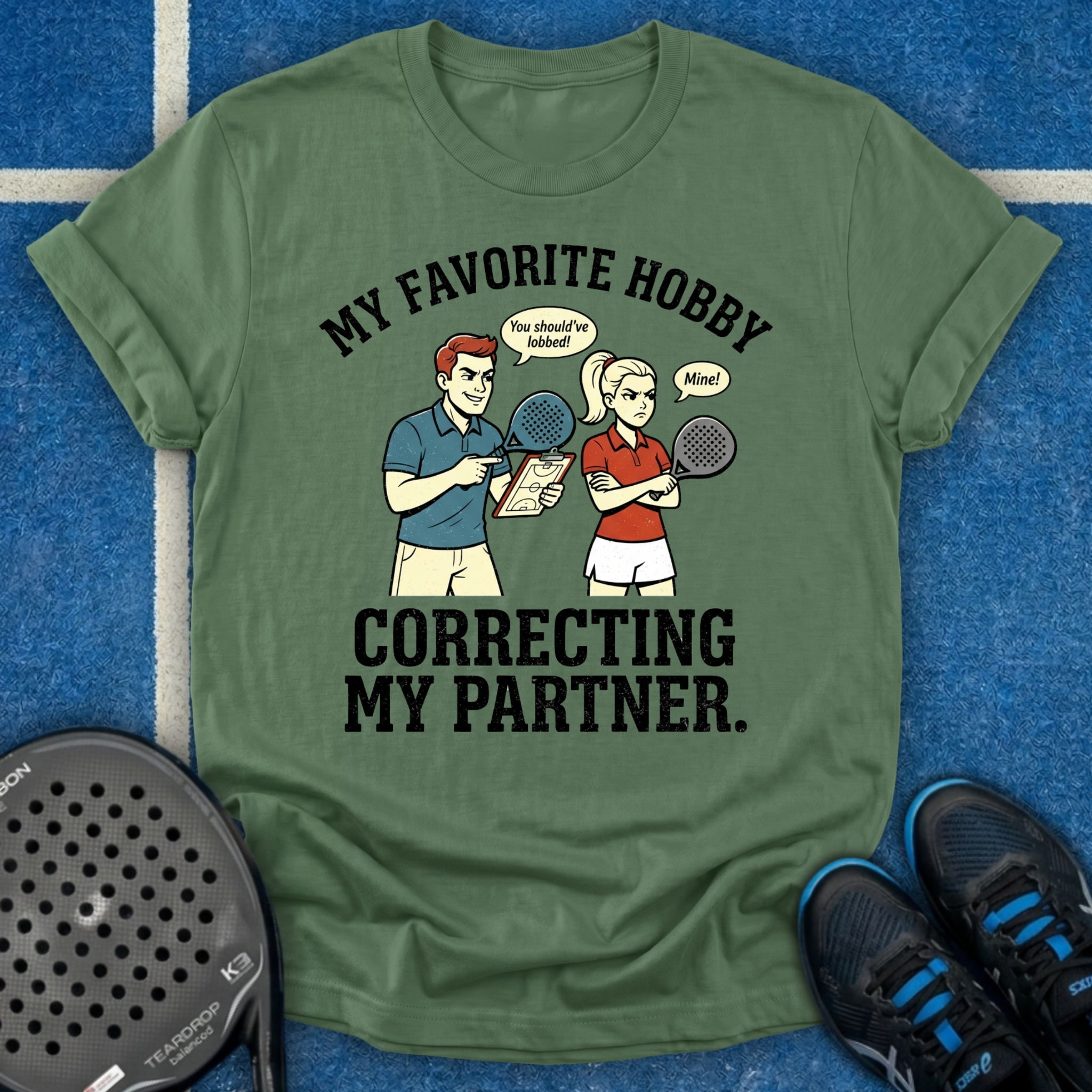 My Favorite Hobby Is Correcting My Partner T-Shirt