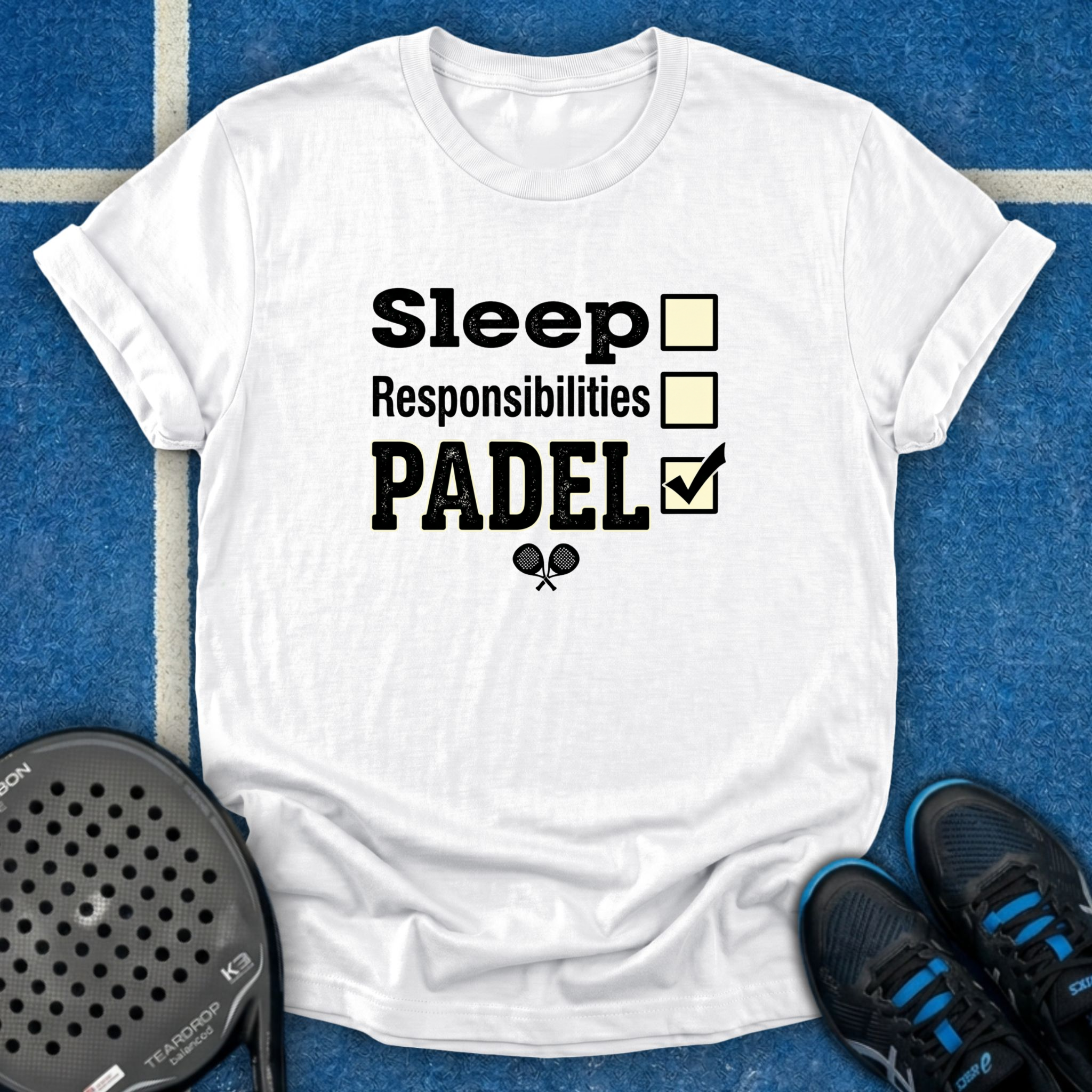 Sleep, Responsability, Padel T-Shirt