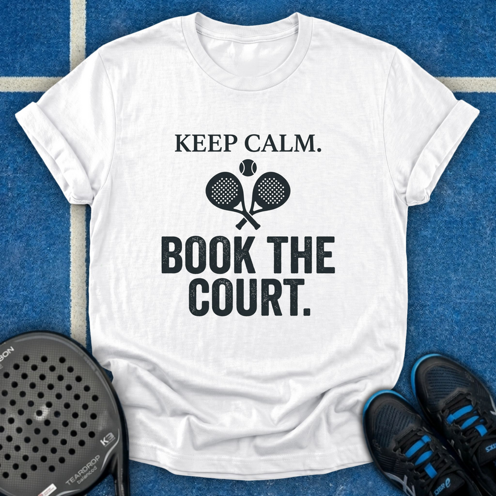 Keep Calm, Book The Court T-Shirt