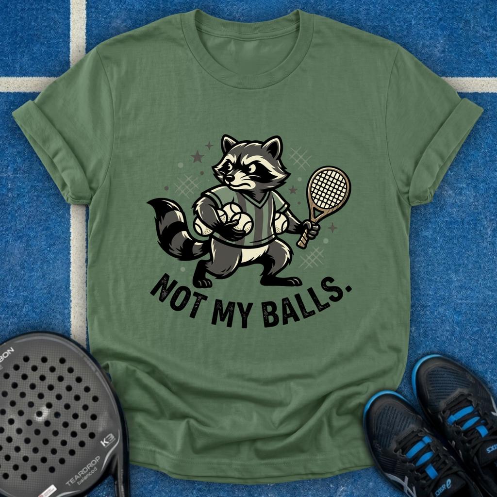 Raccoon Padel Thief T-Shirt