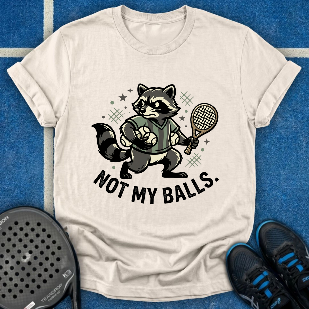 Raccoon Padel Thief T-Shirt