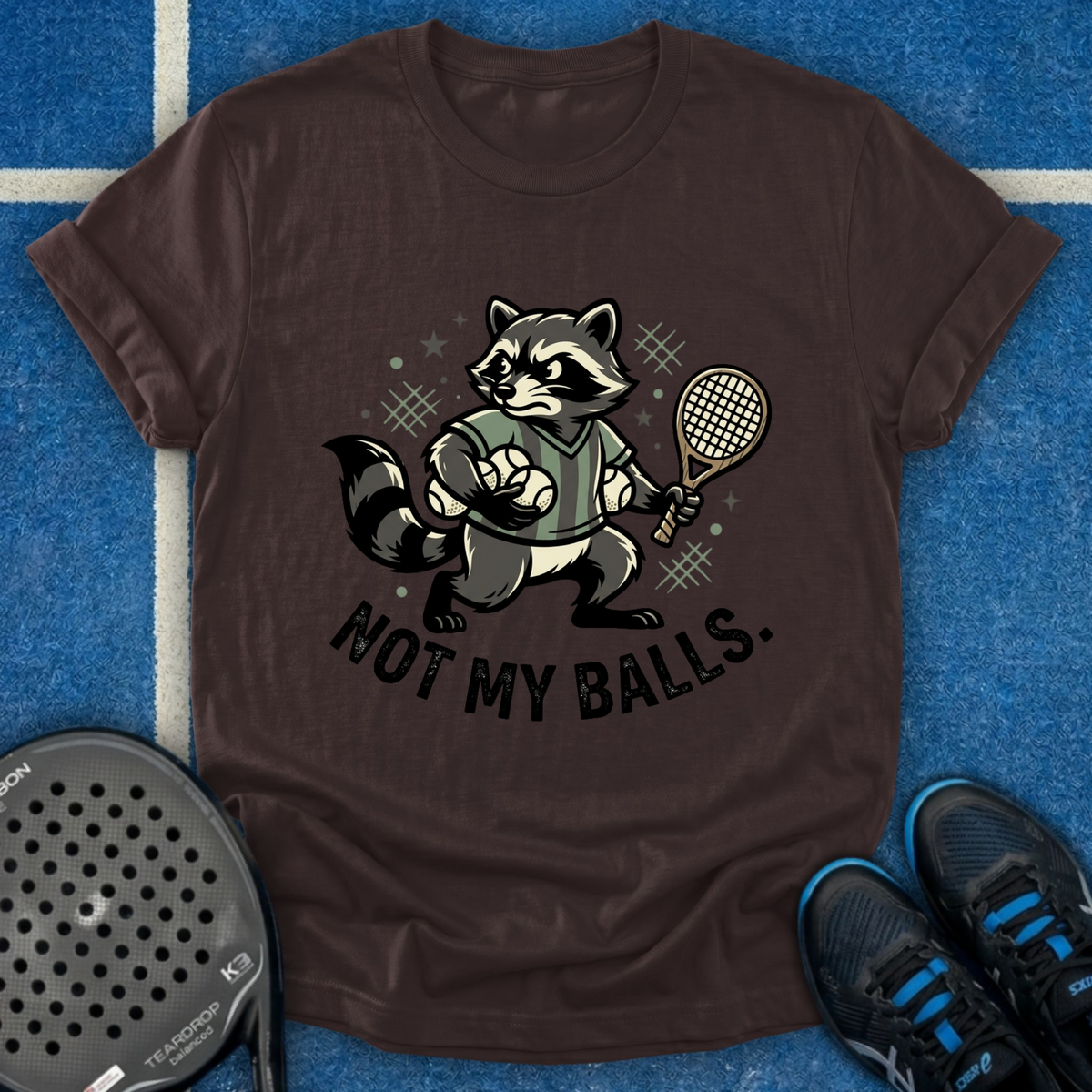 Raccoon Padel Thief T-Shirt