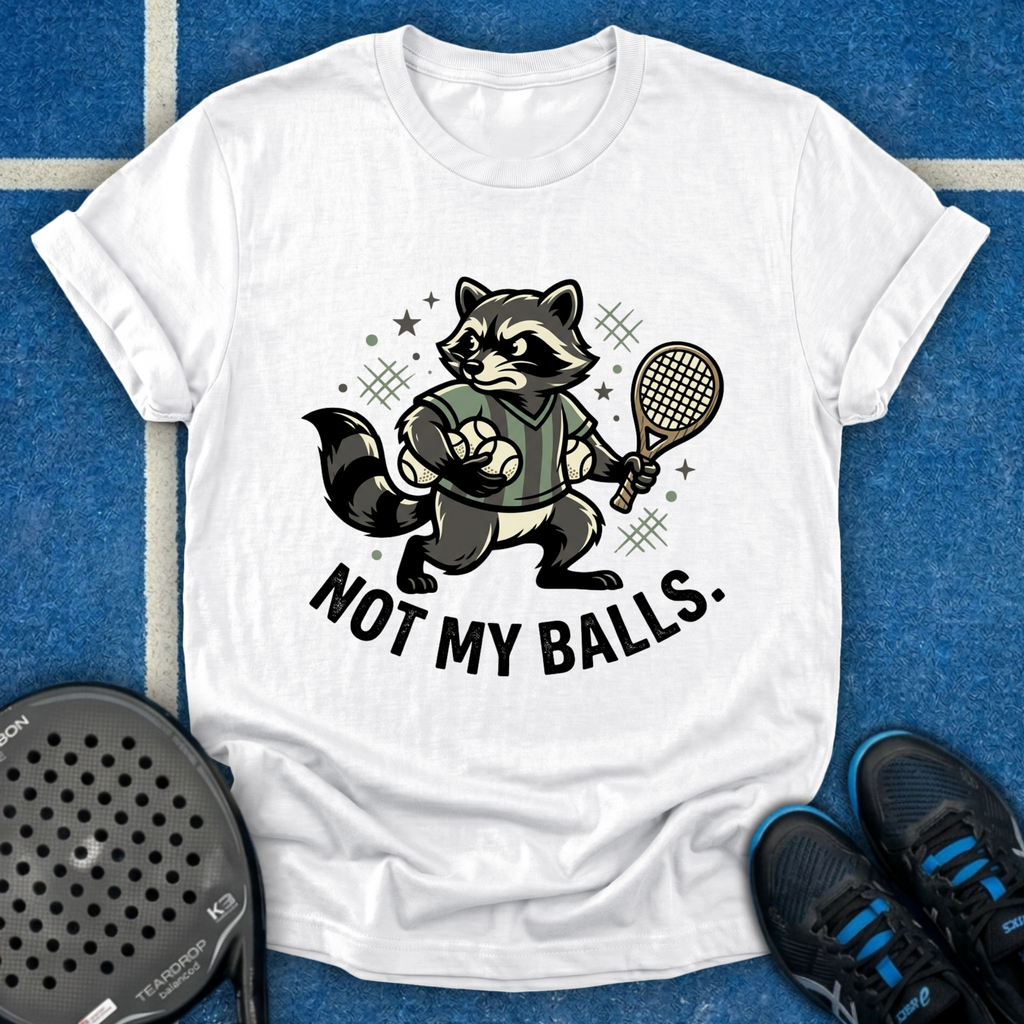 Raccoon Padel Thief T-Shirt