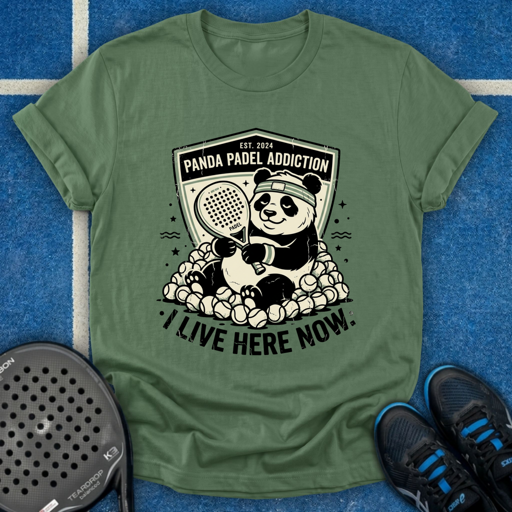 Panda Padel Addiction T-Shirt