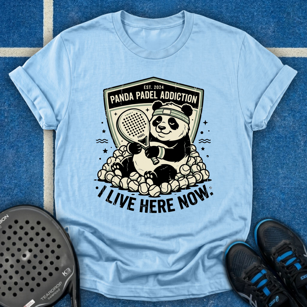 Panda Padel Addiction T-Shirt