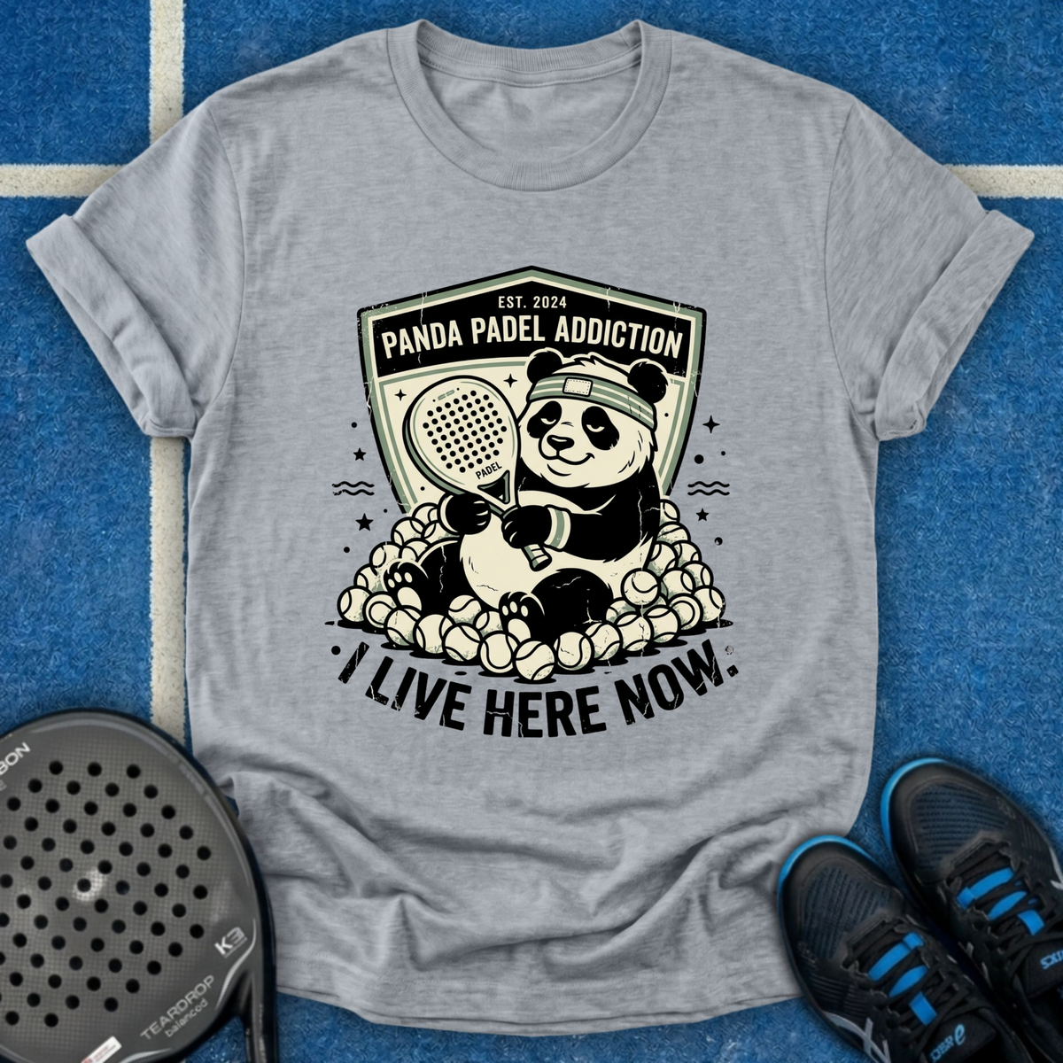 Panda Padel Addiction T-Shirt