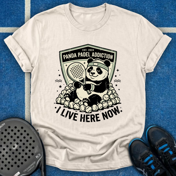 Panda Padel Addiction T-Shirt