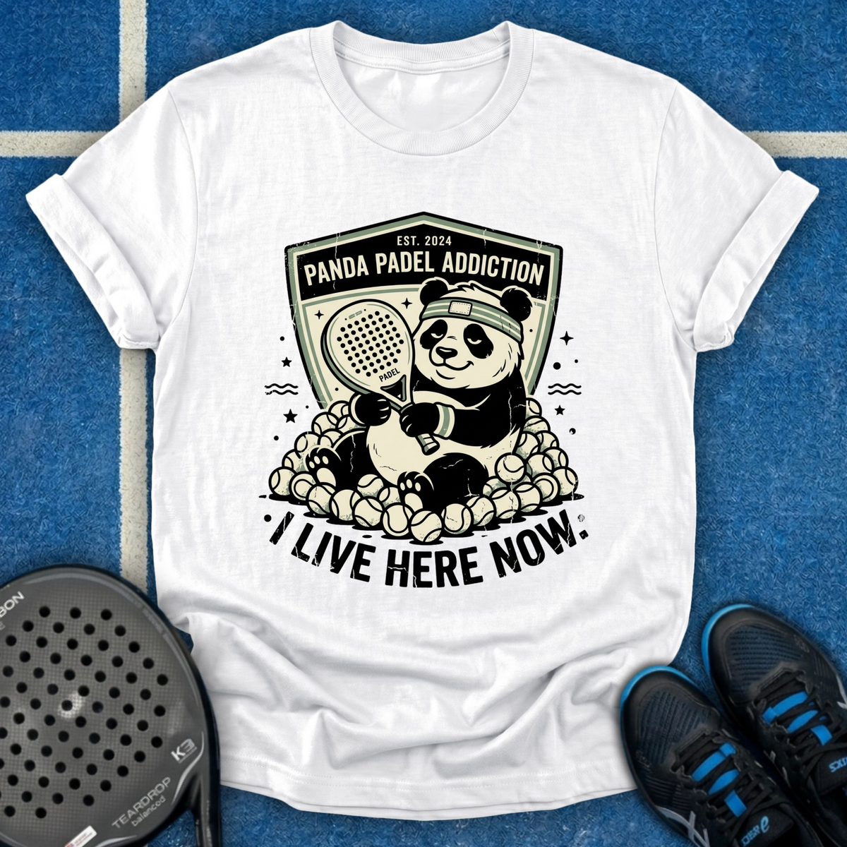 Panda Padel Addiction T-Shirt