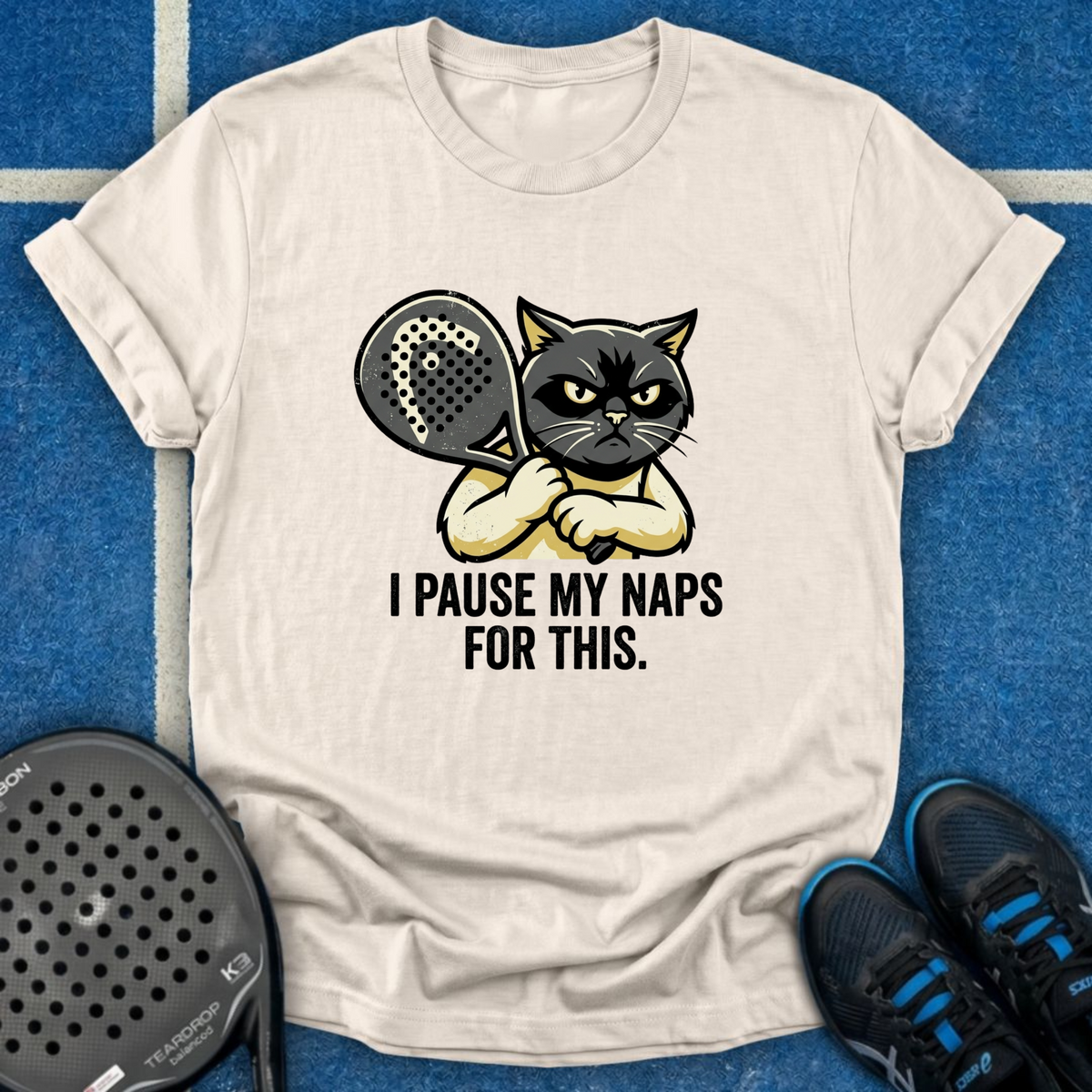 Cat Padel Addict T-Shirt