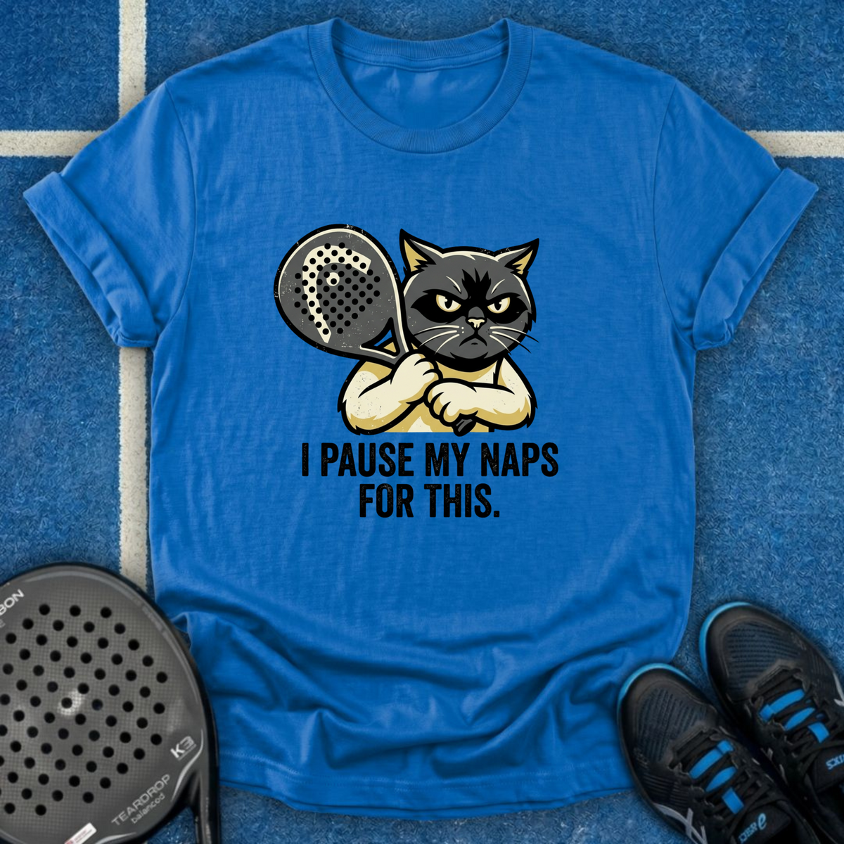Cat Padel Addict T-Shirt