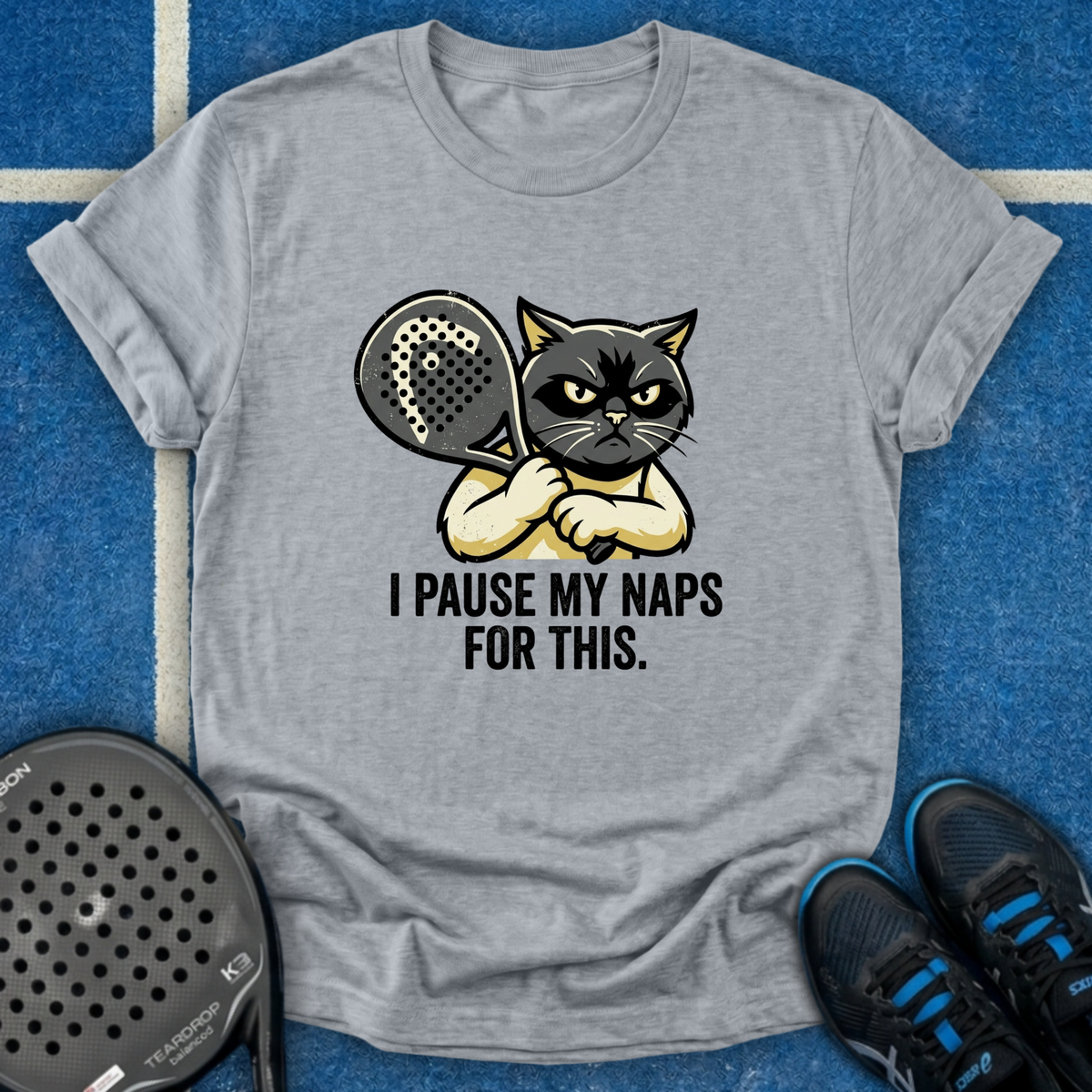 Cat Padel Addict T-Shirt