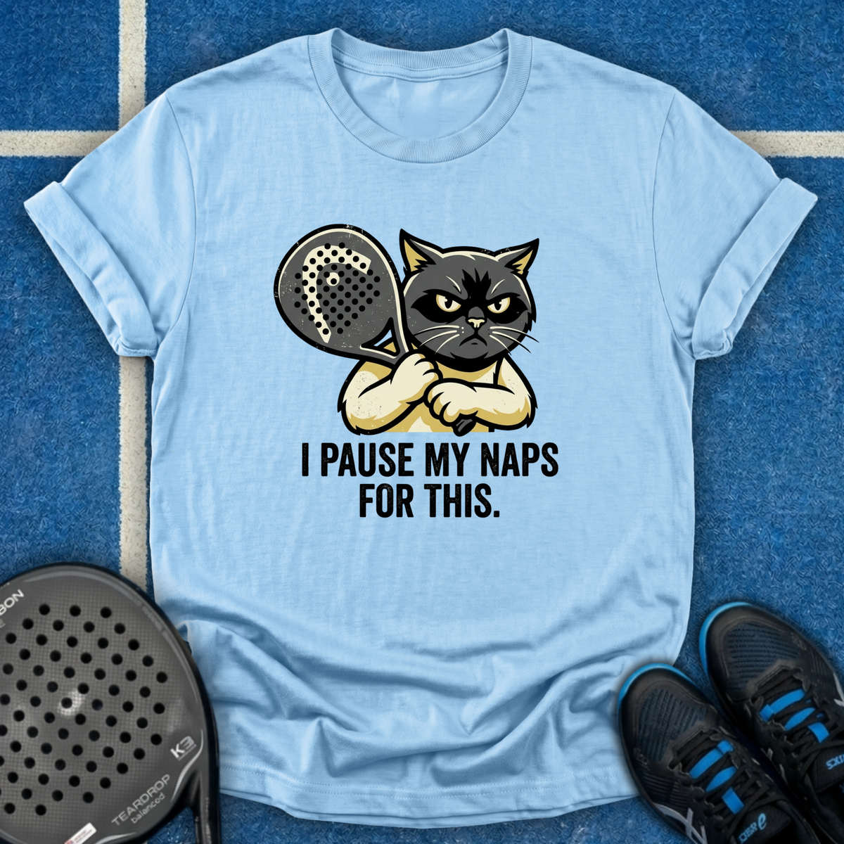 Cat Padel Addict T-Shirt