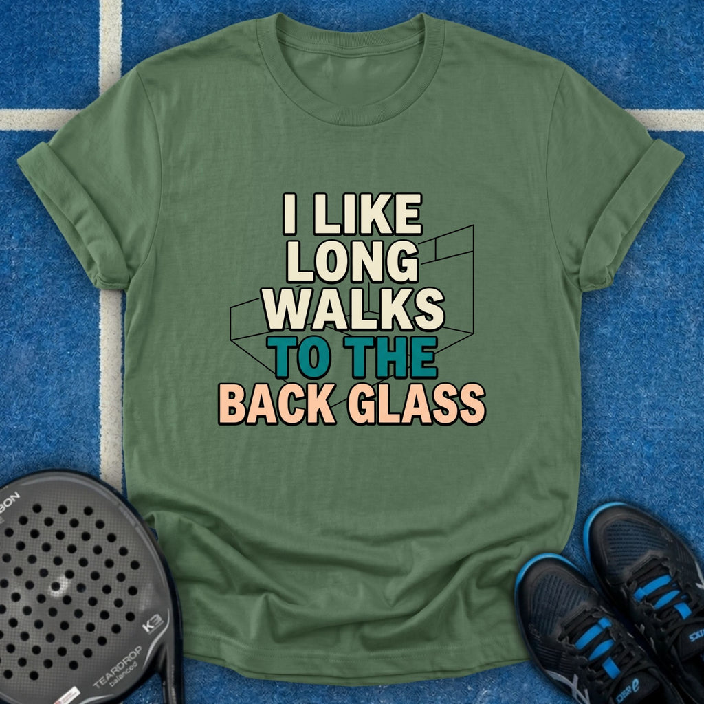 Long Walks To The Back Glass T-Shirt