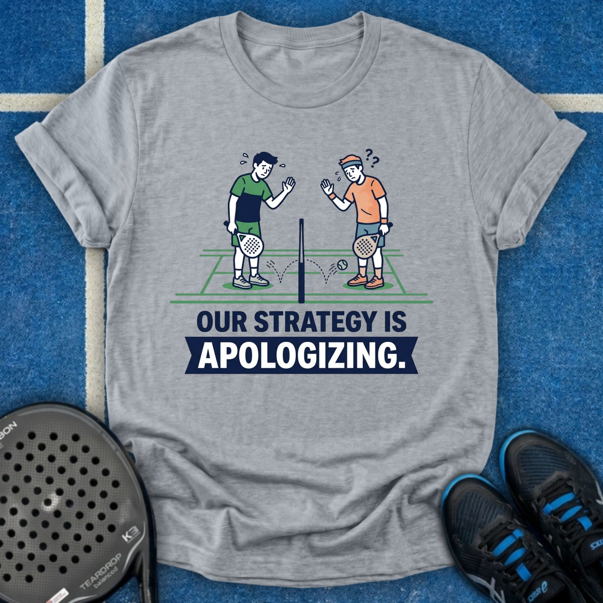 Our Strategy Is Apologizing T-Shirt