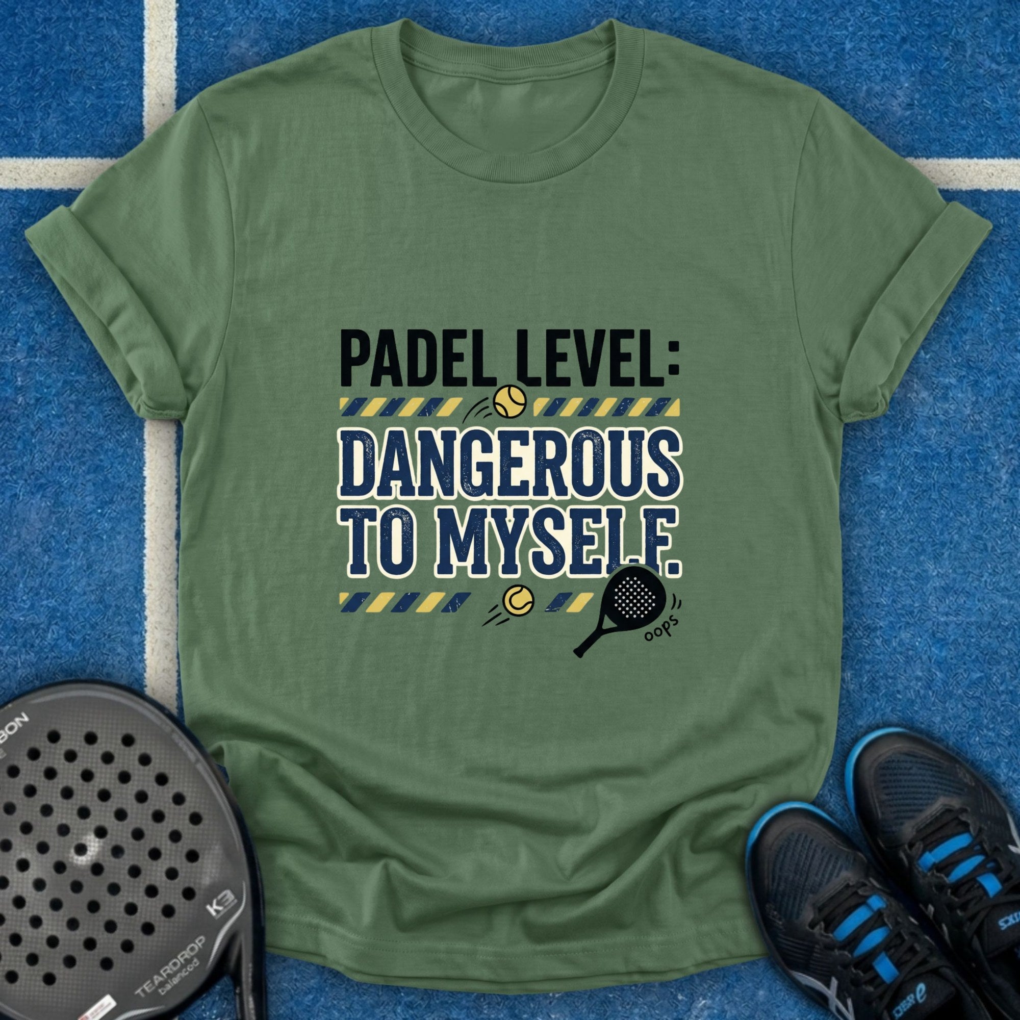 Padel Level Dangerous To Myself T-Shirt