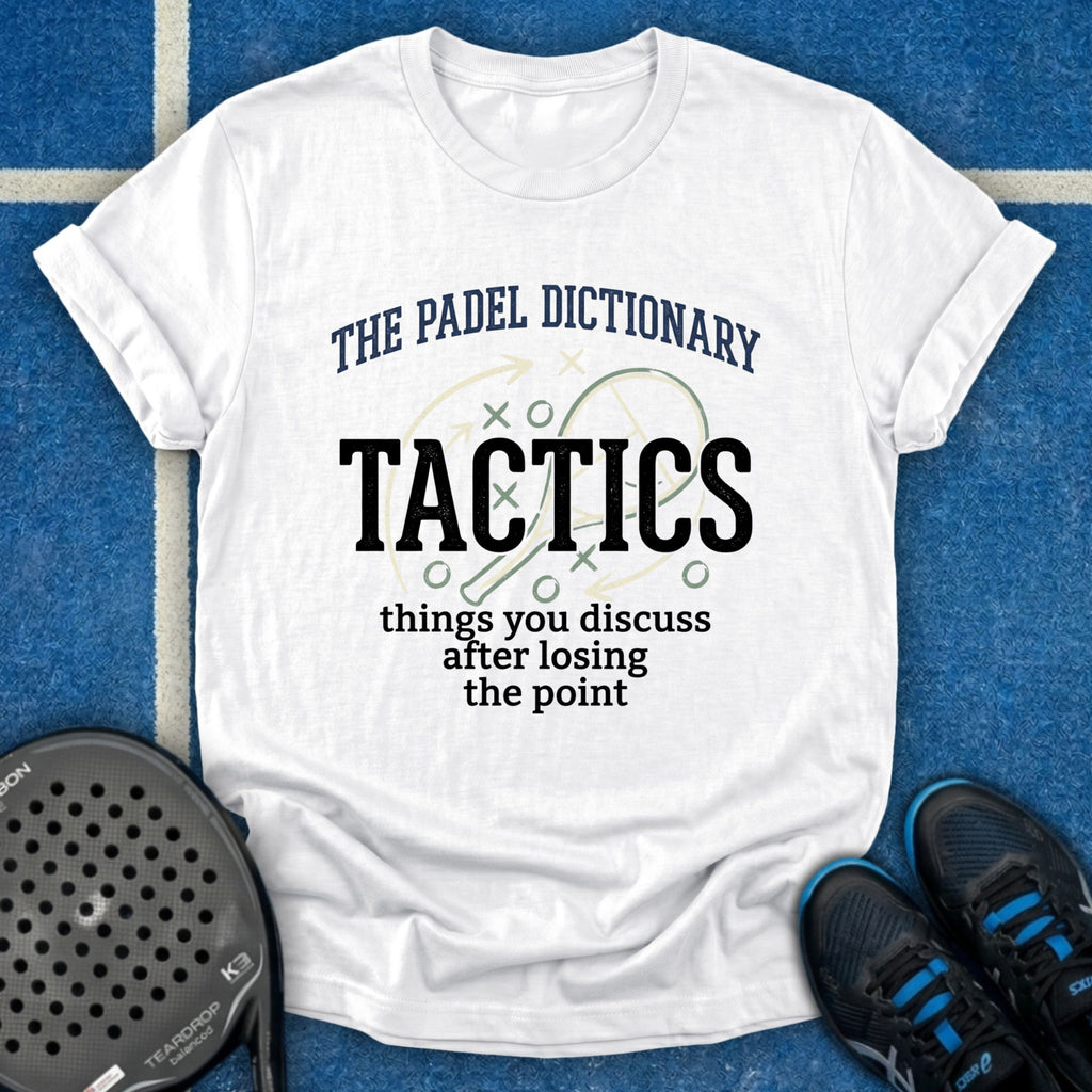 The Padel Dictionary Tactics T-Shirt