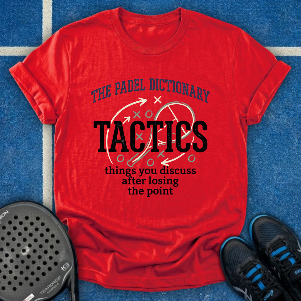 The Padel Dictionary Tactics T-Shirt