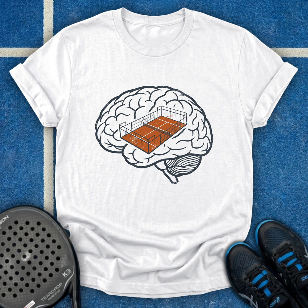 Padel Court Brain T-Shirt