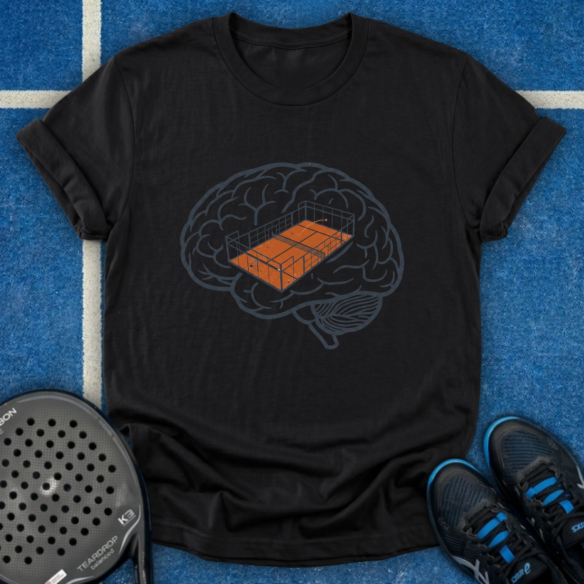 Padel Court Brain T-Shirt