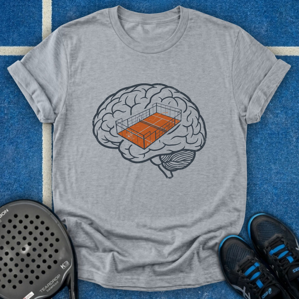 Padel Court Brain T-Shirt