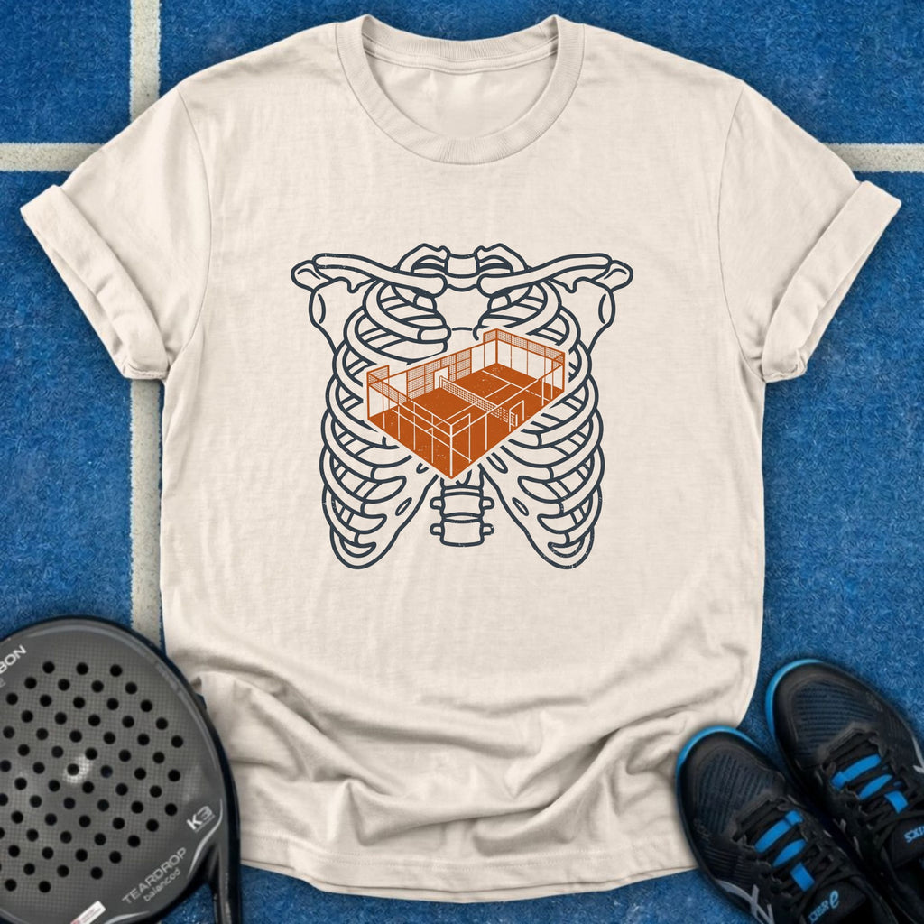 Padel Court Chest T-Shirt