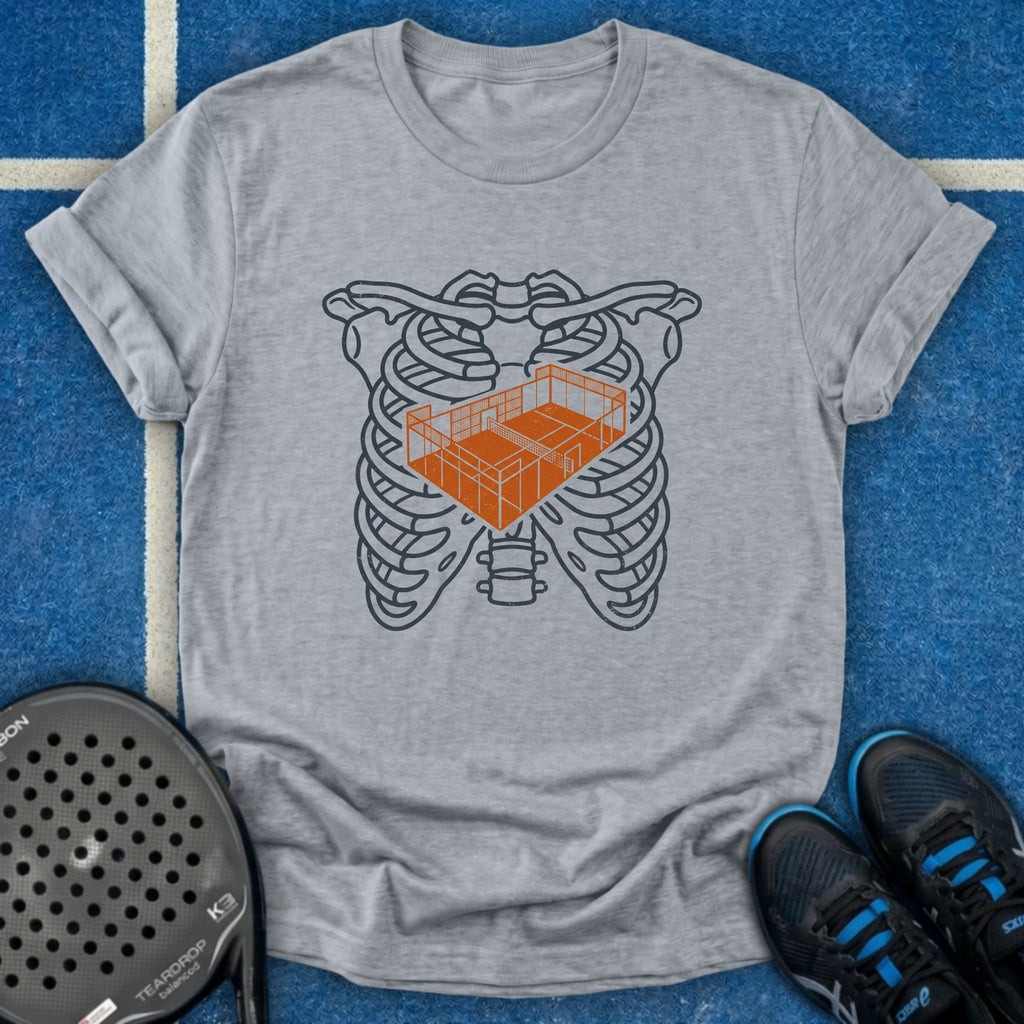 Padel Court Chest T-Shirt