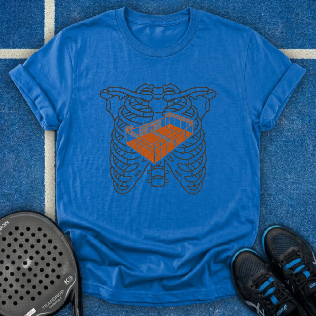 Padel Court Chest T-Shirt