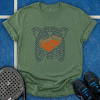 Padel Court Chest T-Shirt