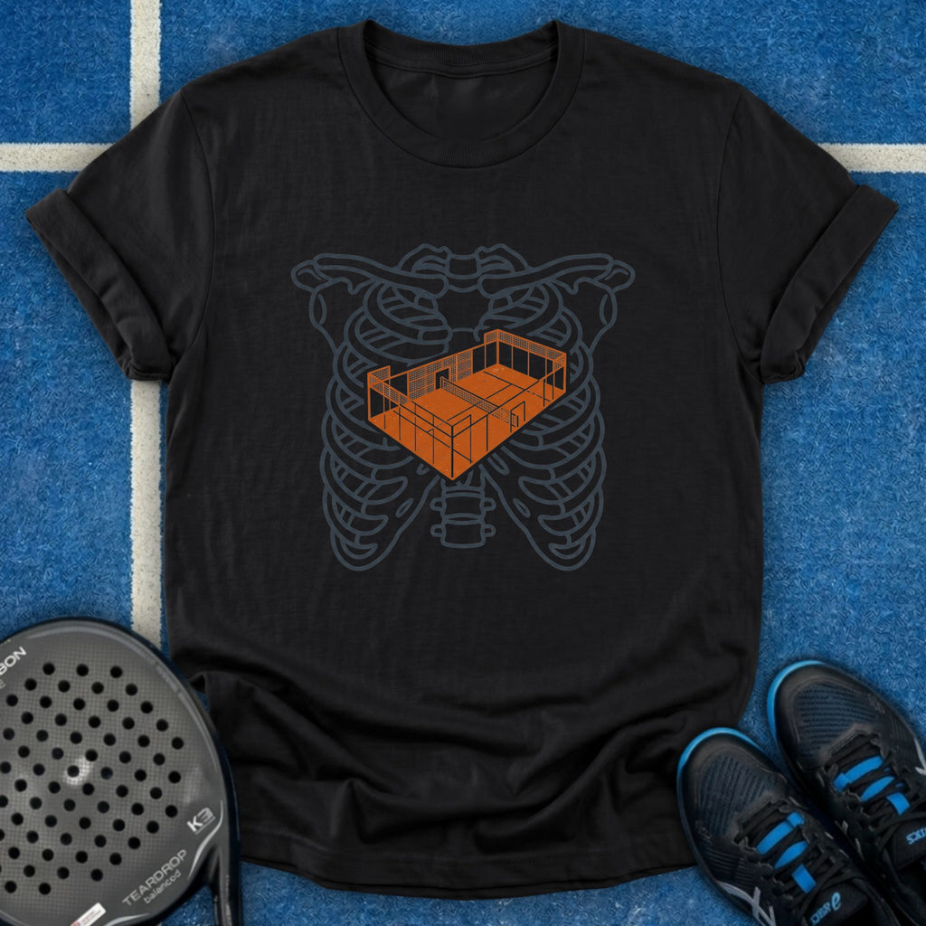 Padel Court Chest T-Shirt
