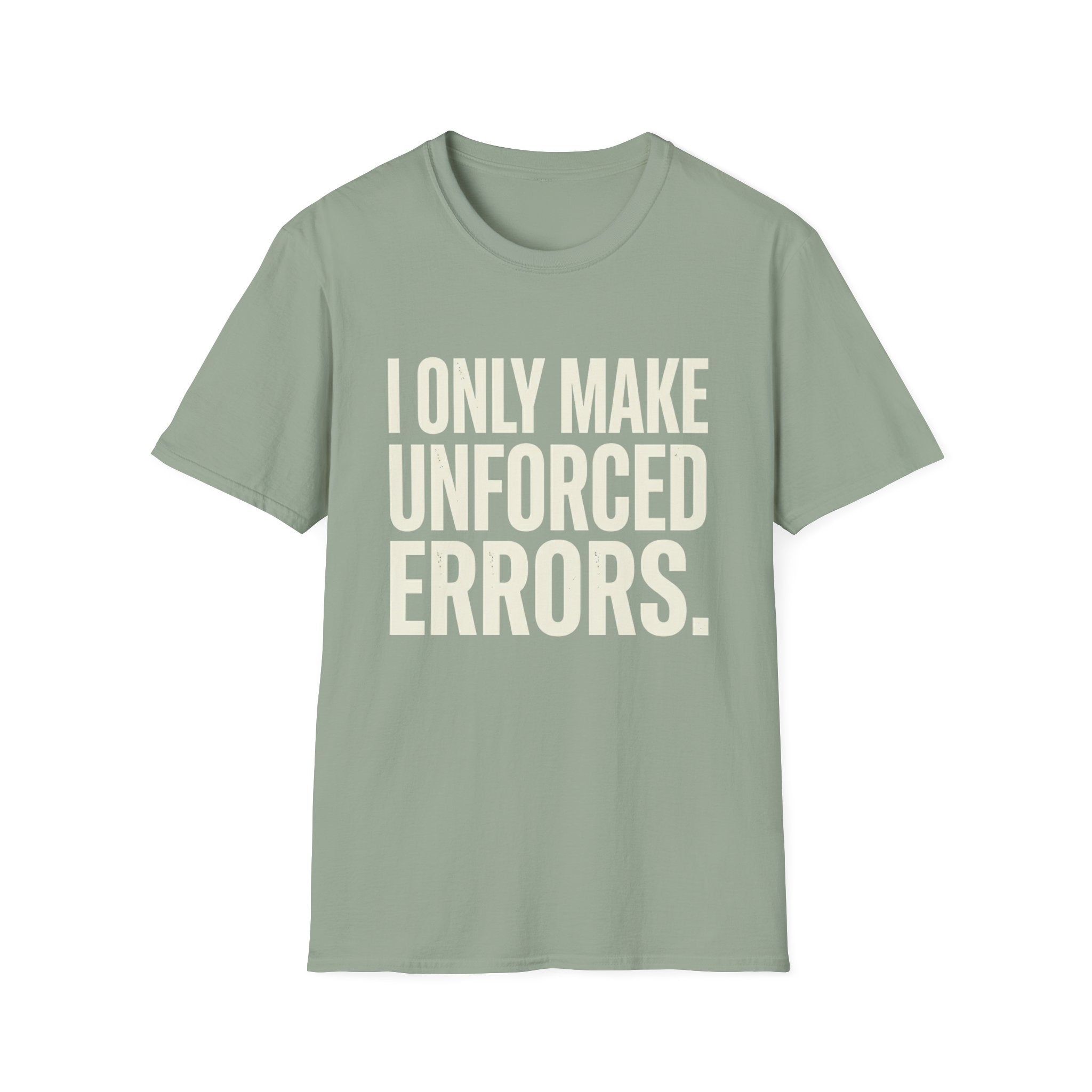 I Only Make Unforced Errors T-Shirt (White)