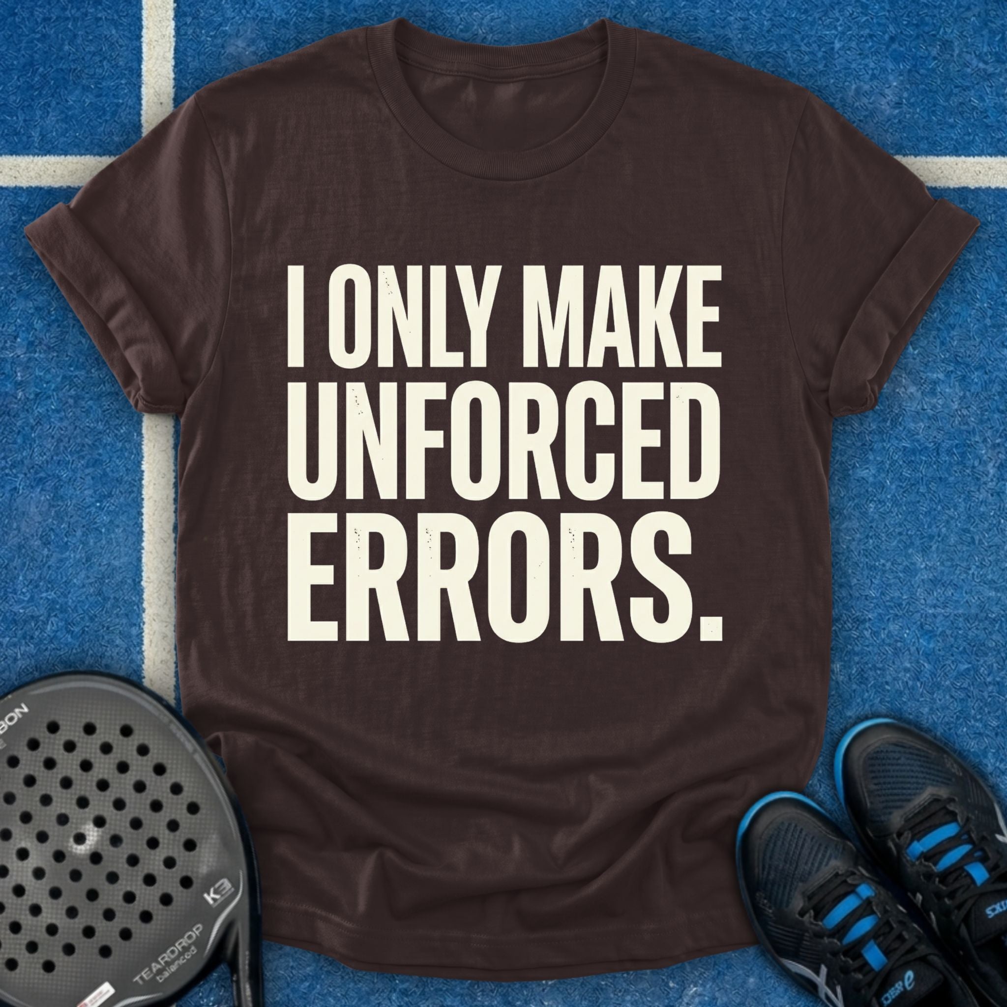 I Only Make Unforced Errors T-Shirt (White)