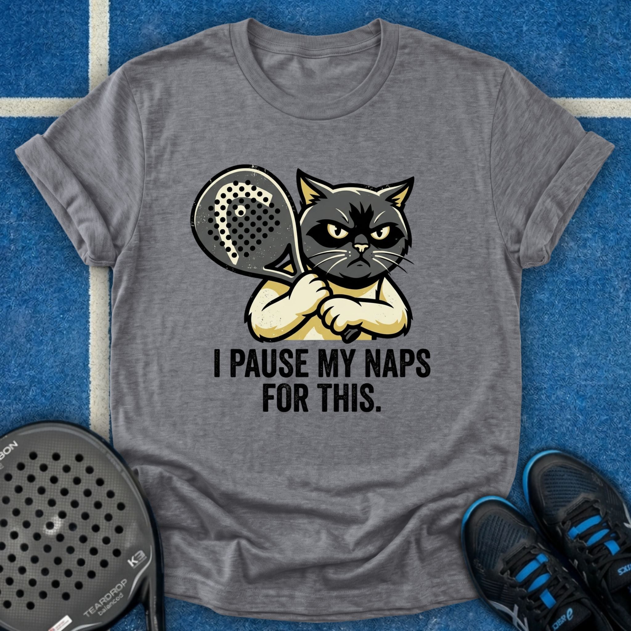 Cat Padel Addict T-Shirt
