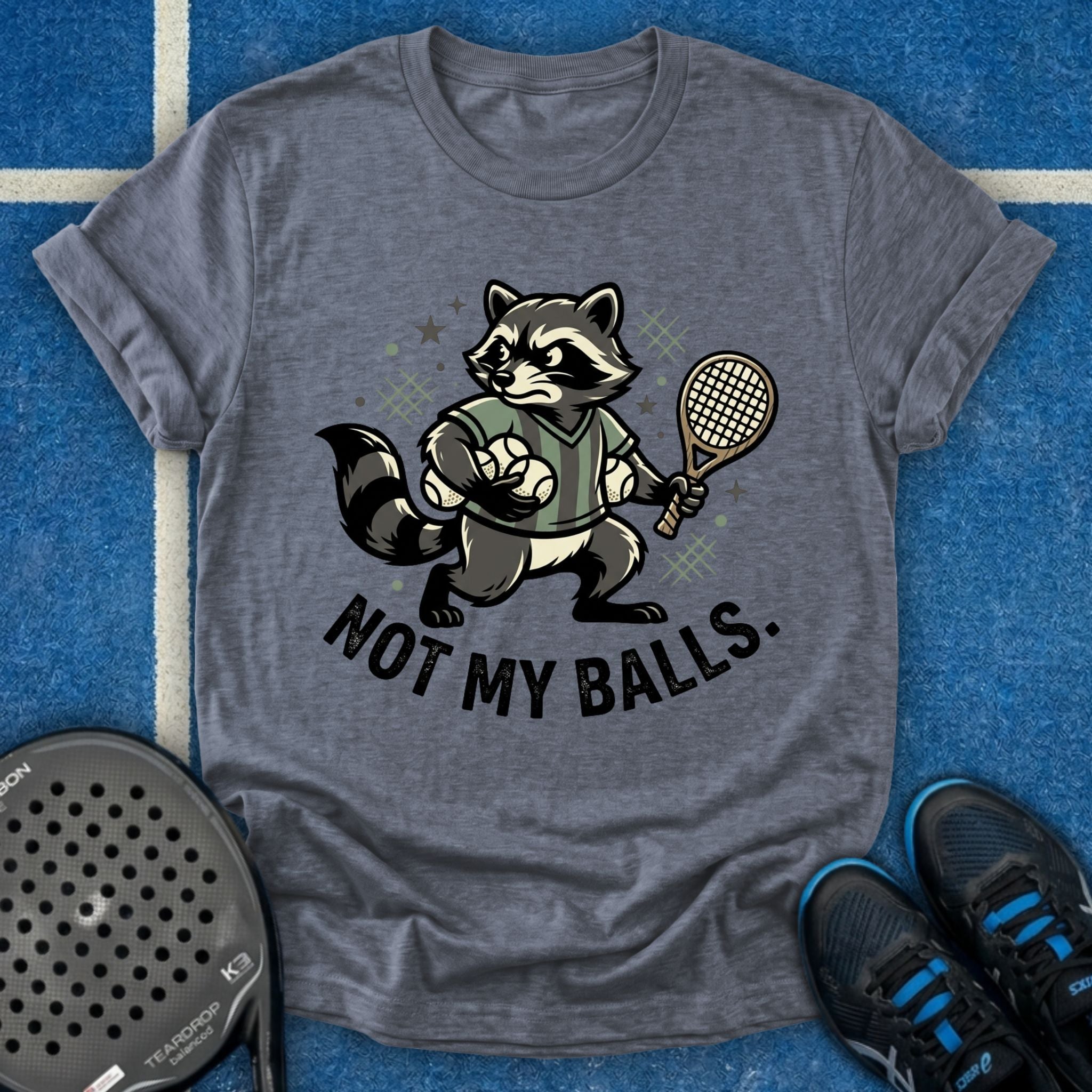 Raccoon Padel Thief T-Shirt