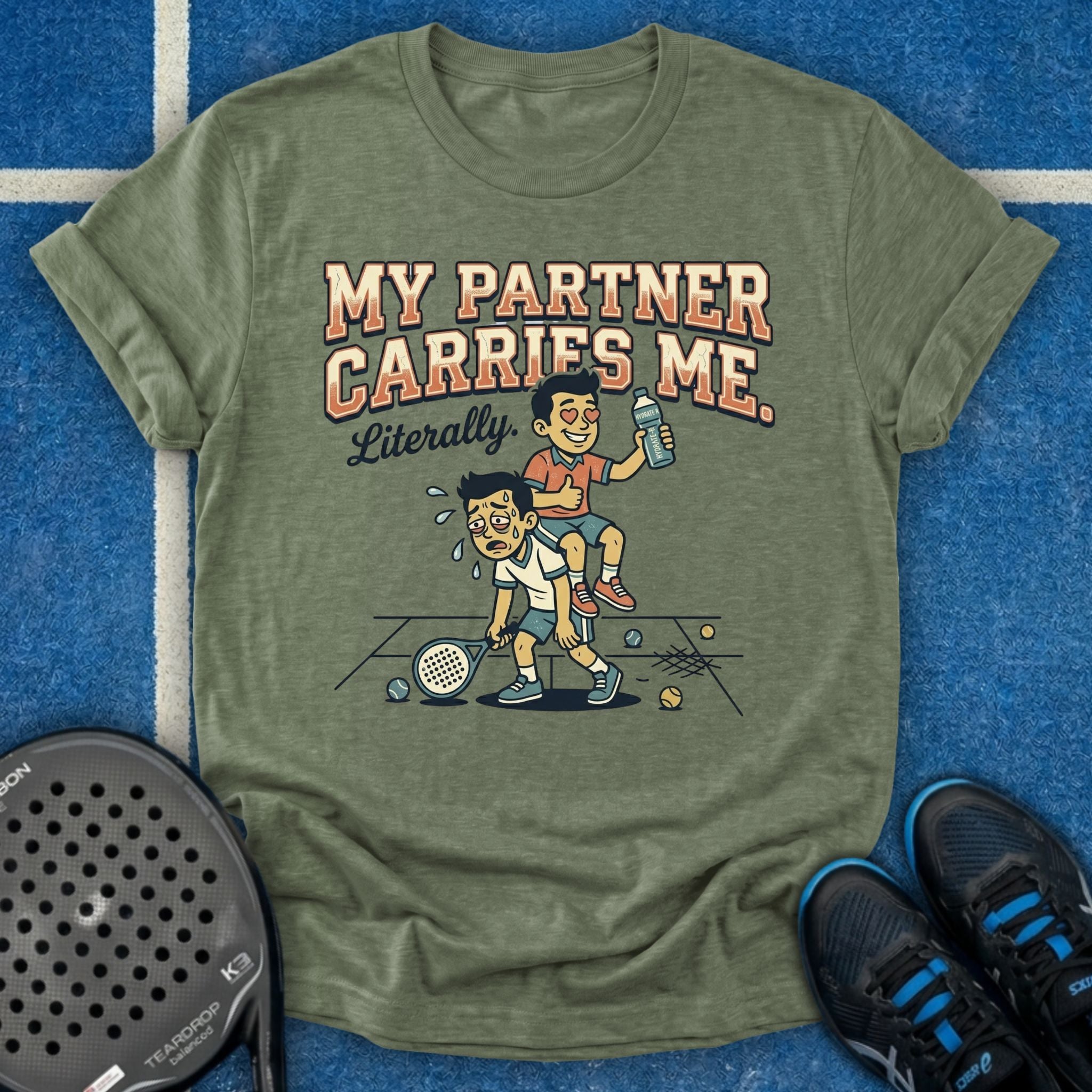 My Partner Carries Me T-Shirt