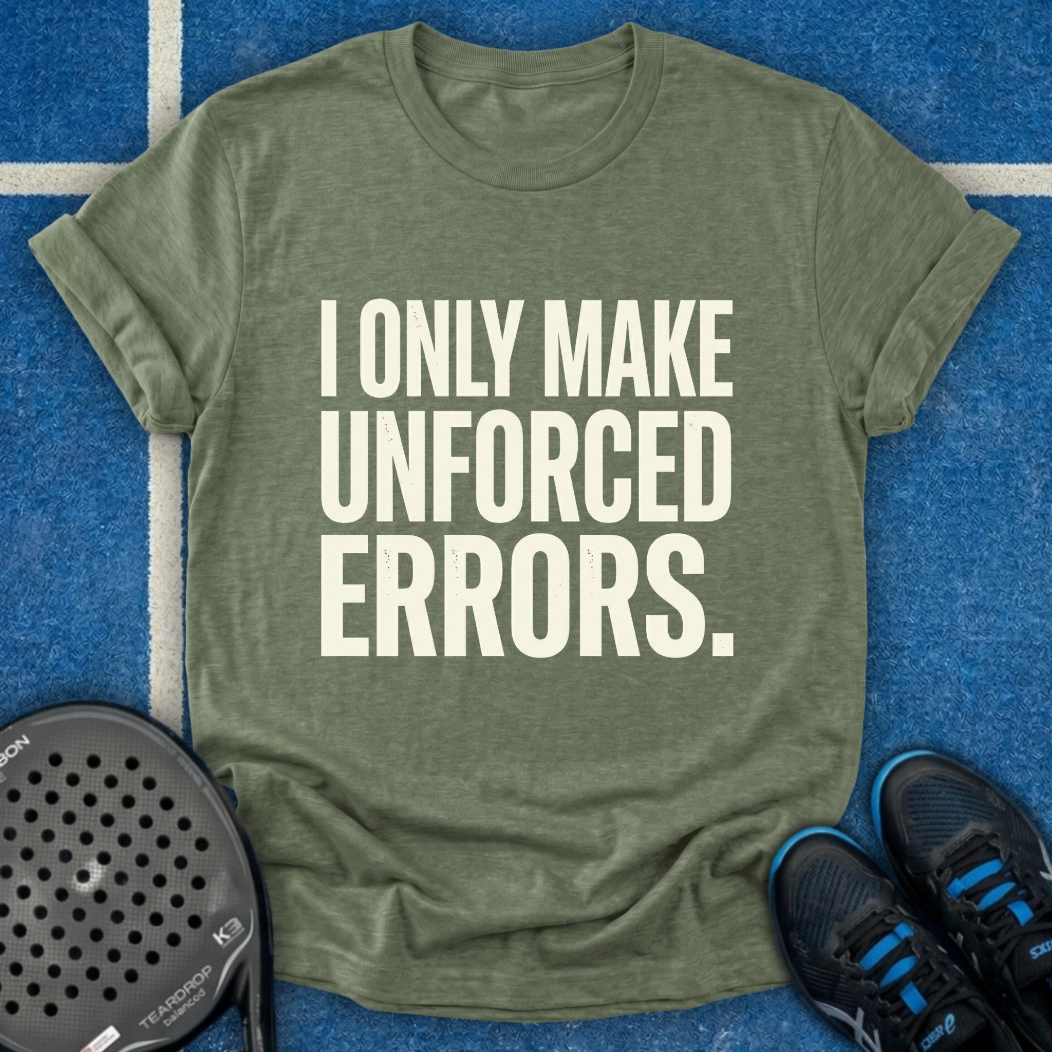 I Only Make Unforced Errors T-Shirt (White)