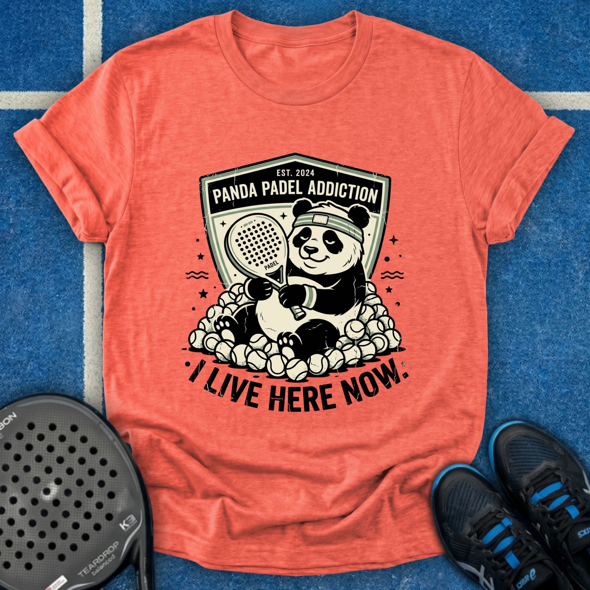 Panda Padel Addiction T-Shirt