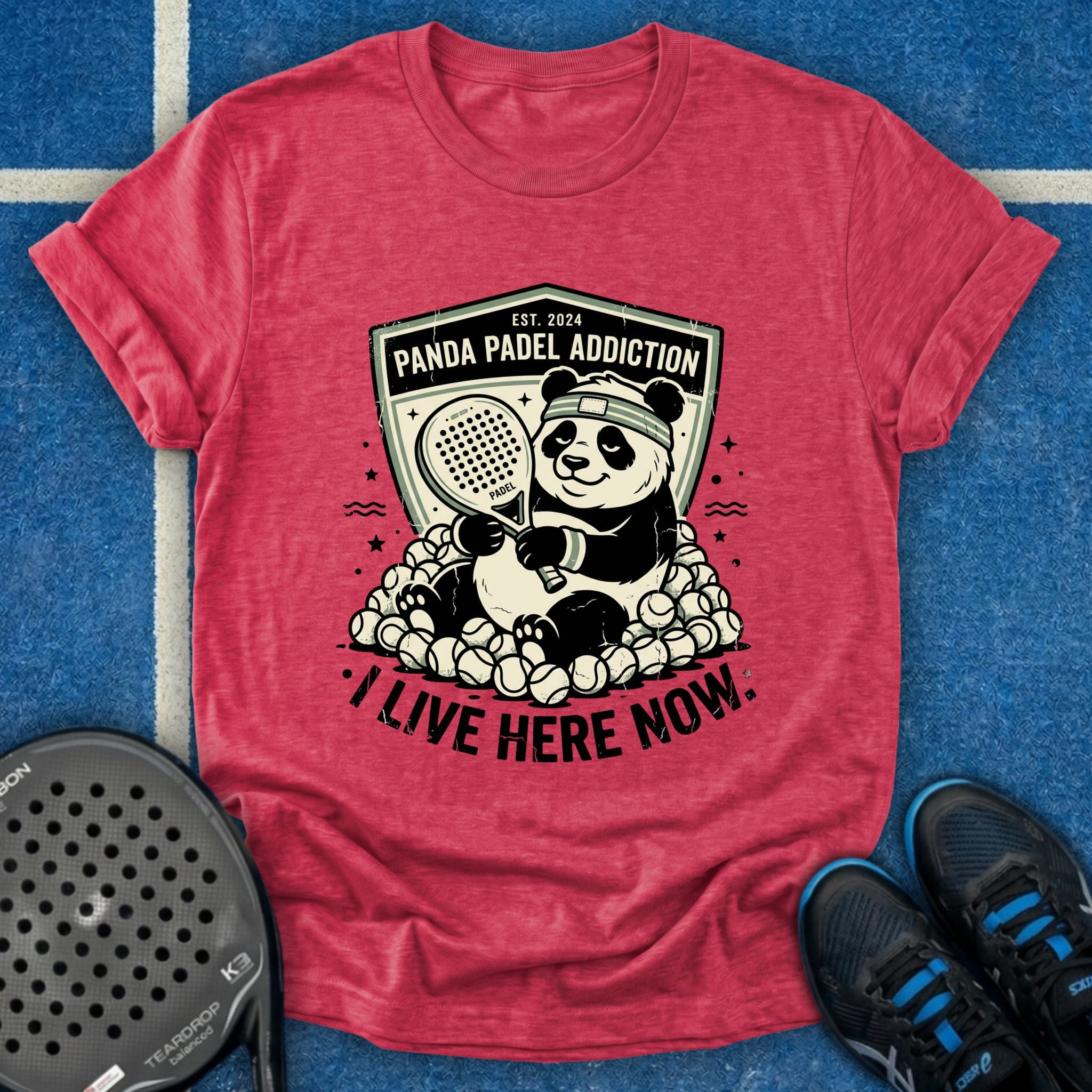 Panda Padel Addiction T-Shirt