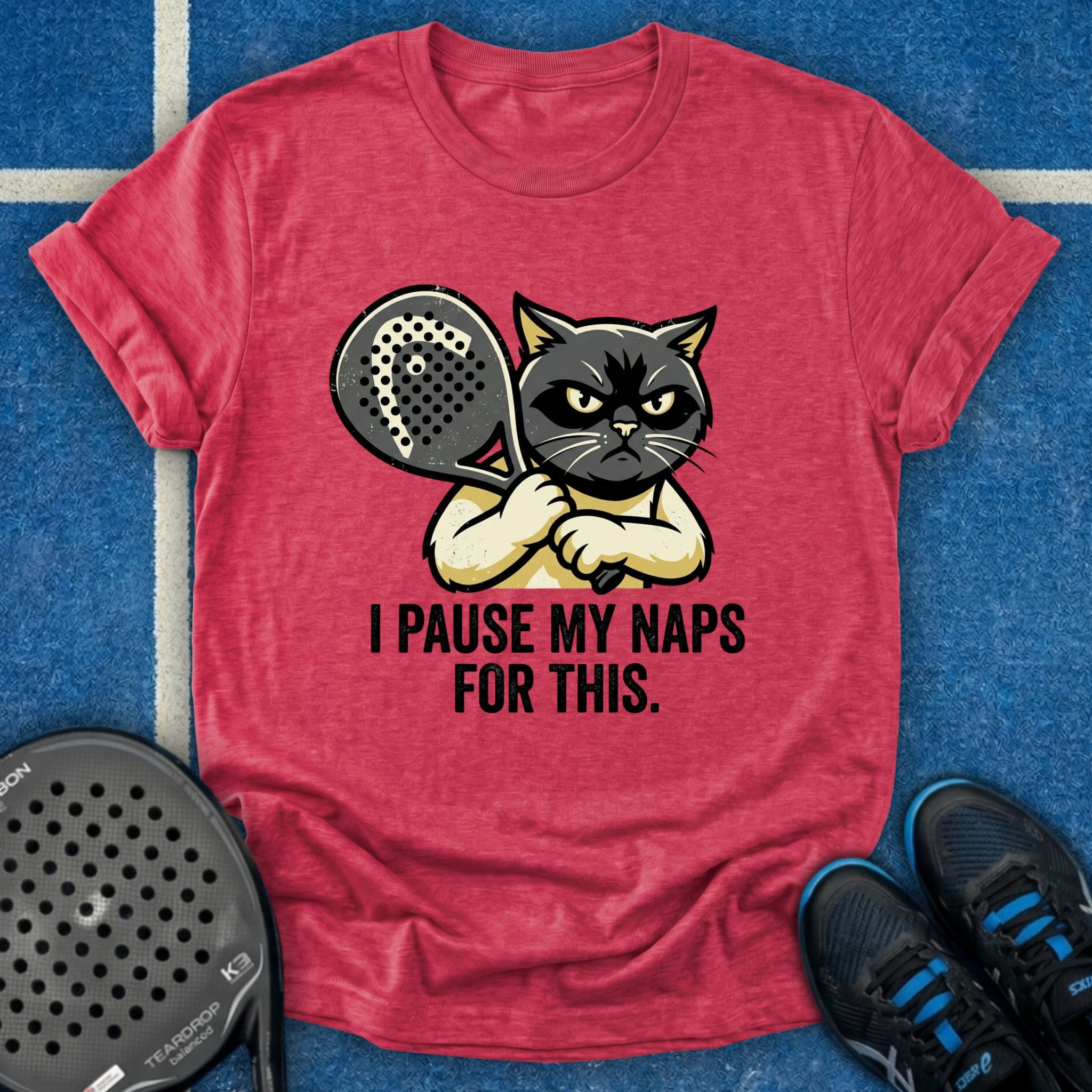 Cat Padel Addict T-Shirt